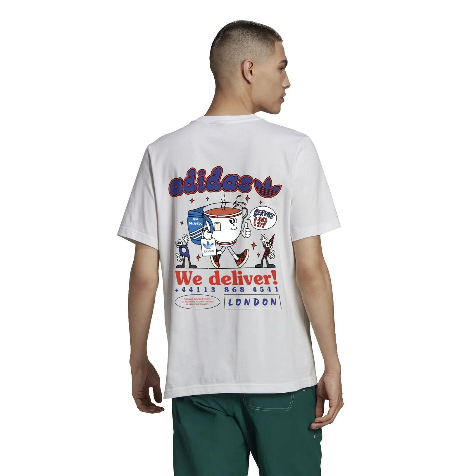 adidas Originals FITC London T-Shirt - White - Image 2