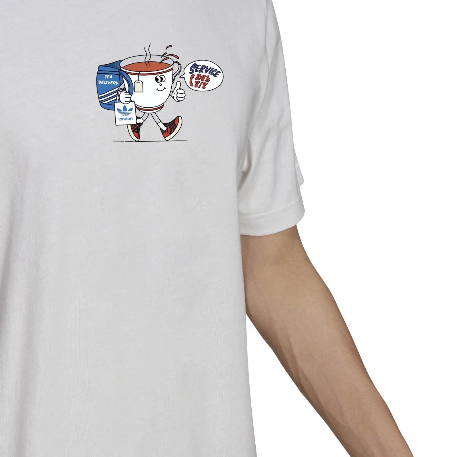 adidas Originals FITC London T-Shirt - White - Image 3