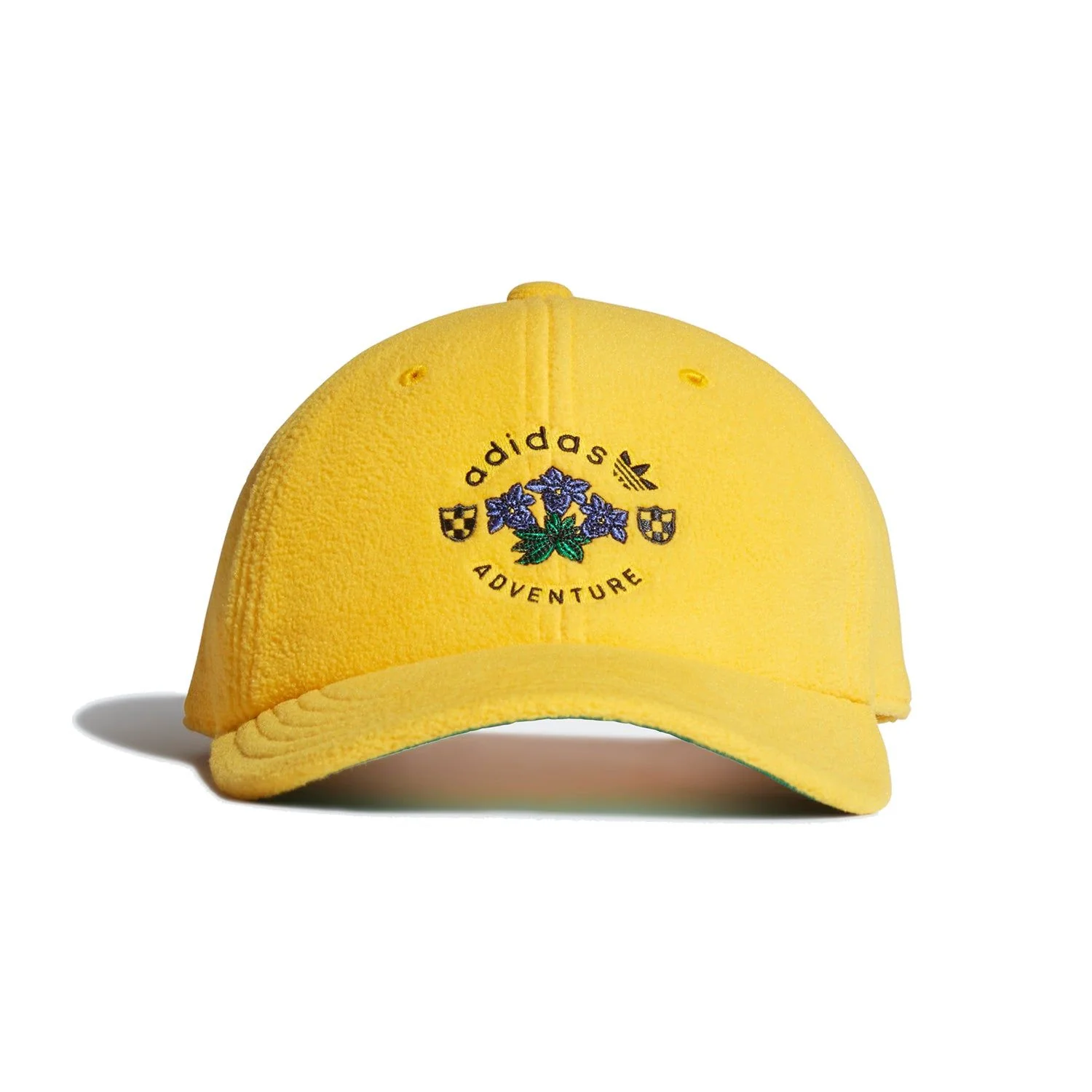 adidas Originals Fleece Adventure Vintage Cap - Bold Gold / Black - Image 2