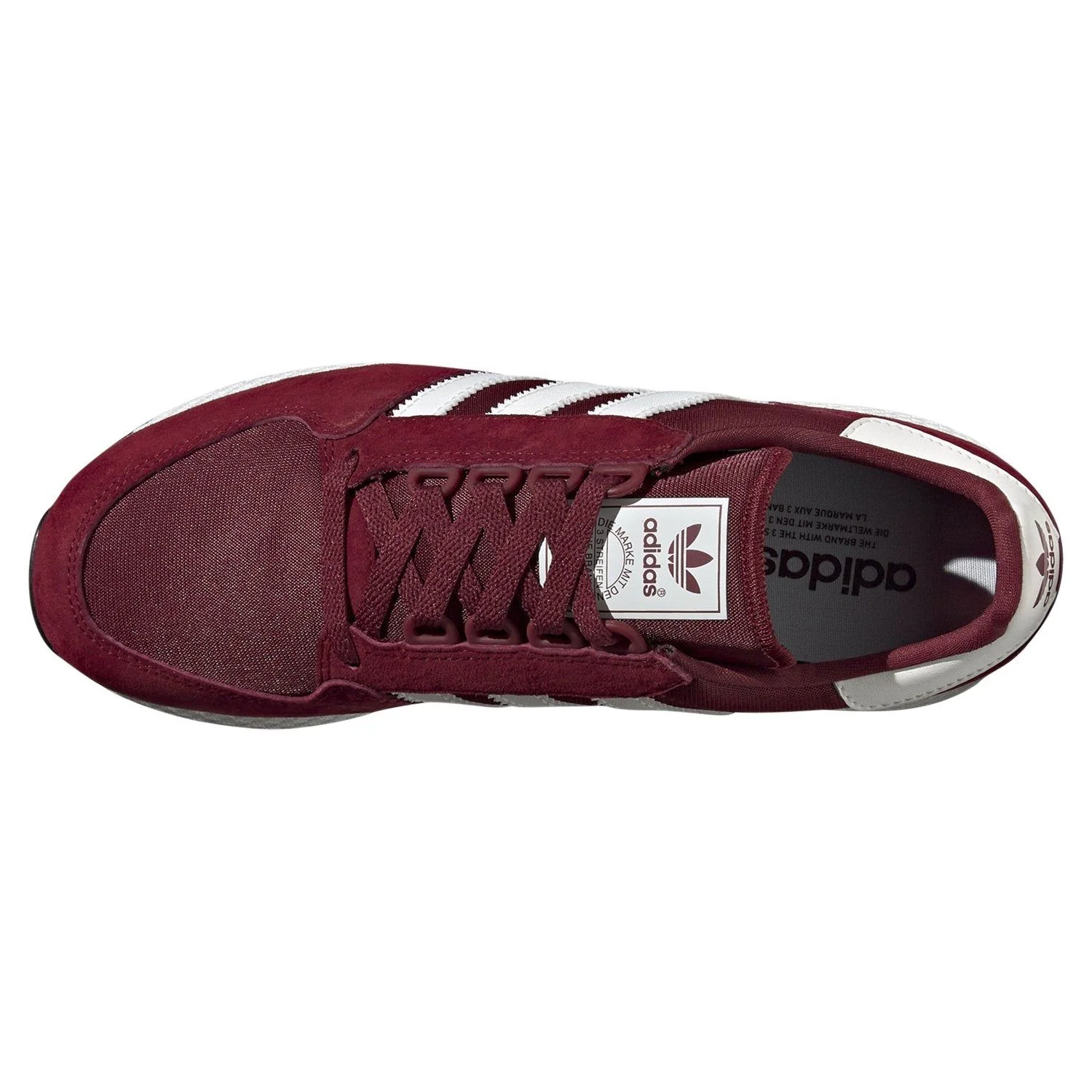 adidas Originals Forest Grove Shoes - Burgundy - Image 3