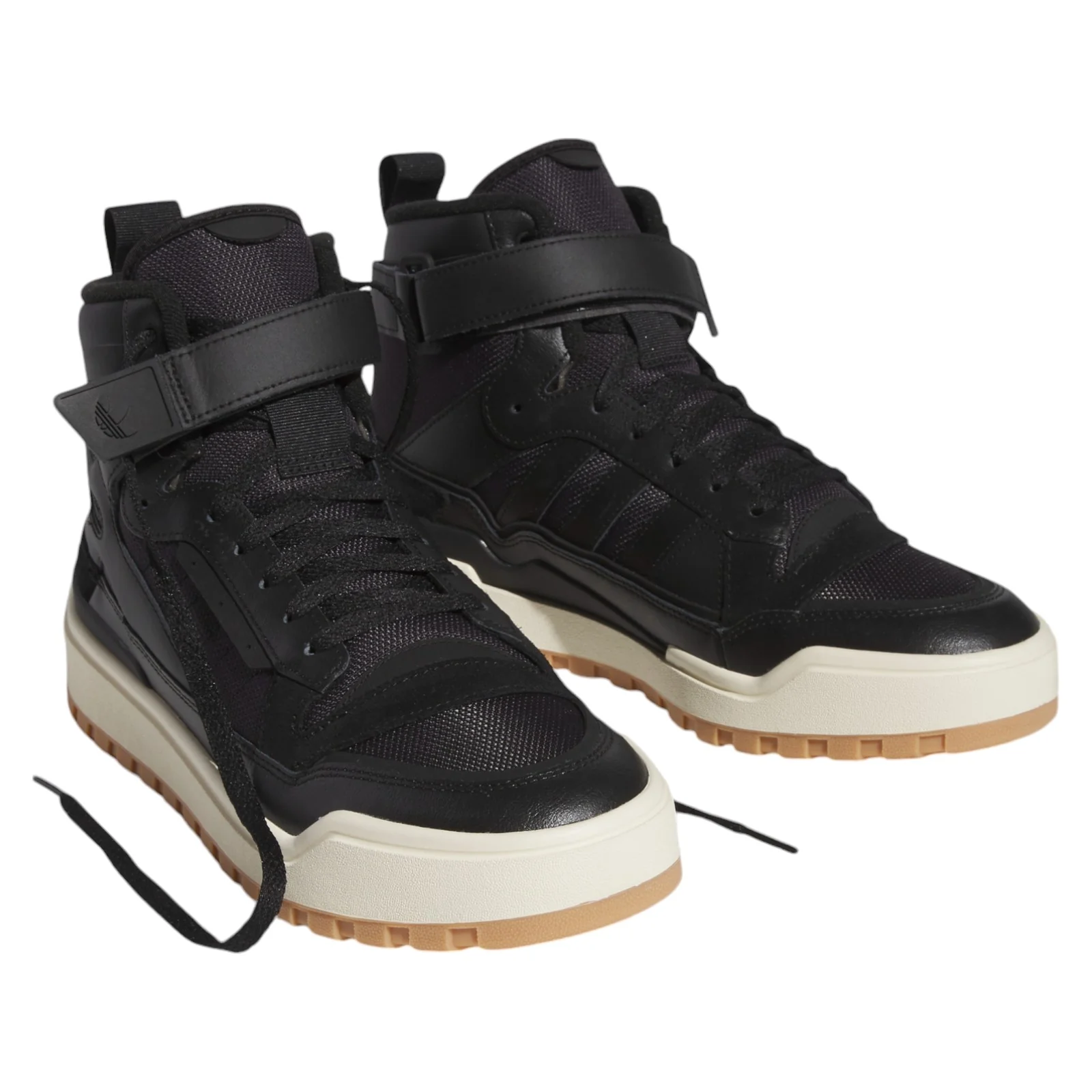 adidas Originals Forum Boot - Black / White / Gum - Image 2