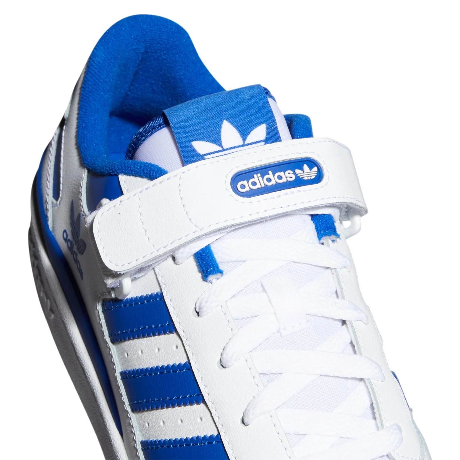 adidas Originals Forum Low Shoes - Cloud White / Royal Blue - Image 4