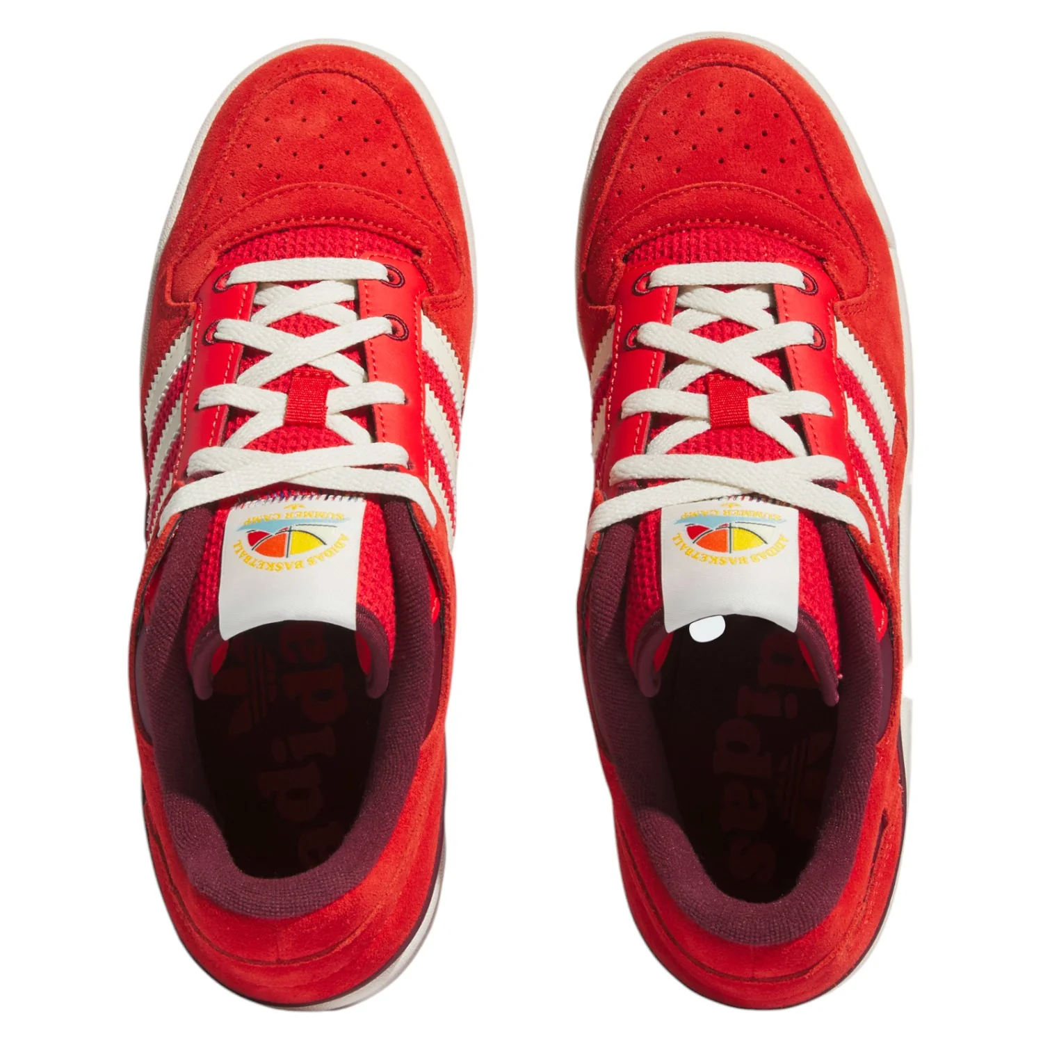 adidas Originals Forum Low Shoes - Red / Off White / Gum - Image 6