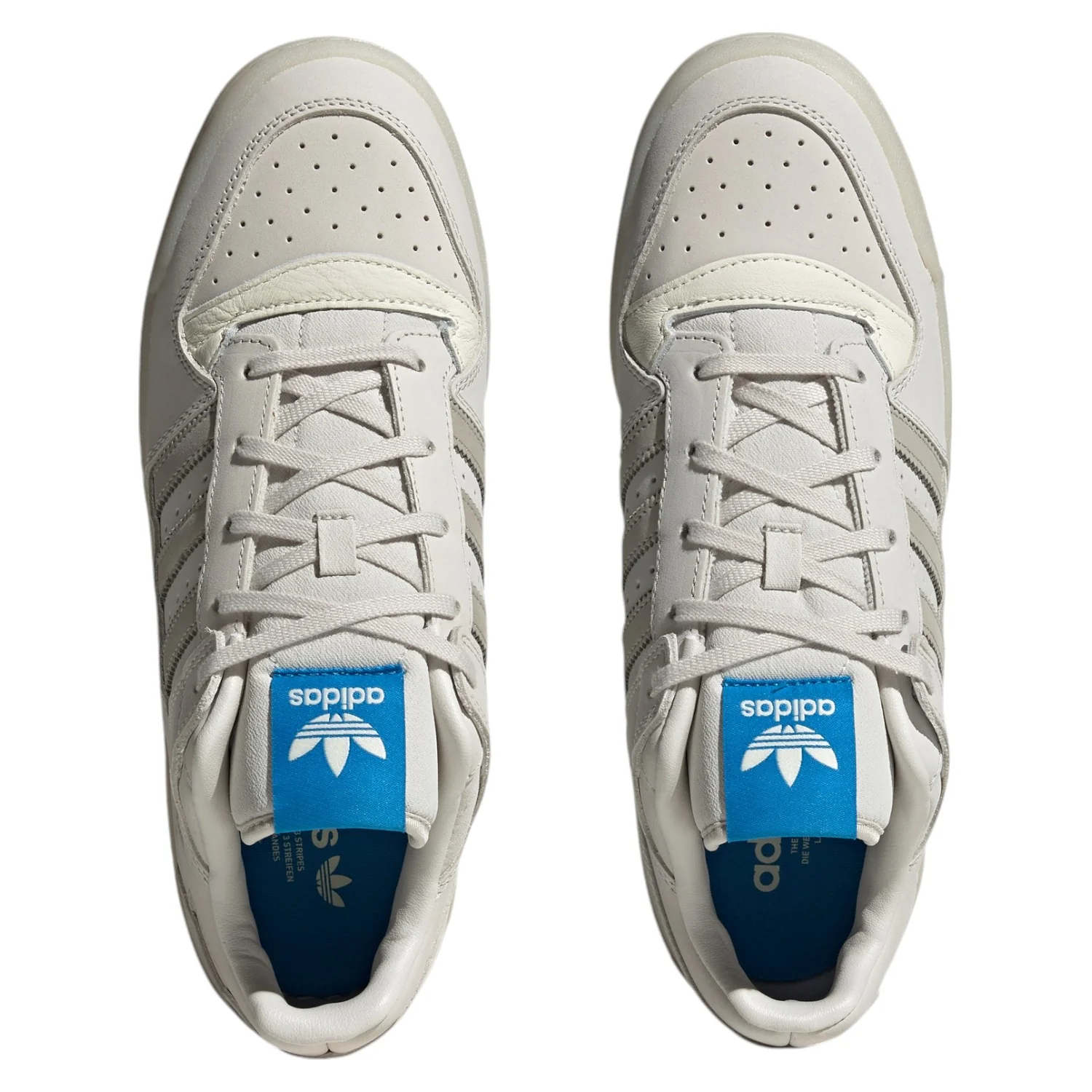 adidas Originals Forum Low Shoes - Talc Sesame Grey - Image 7