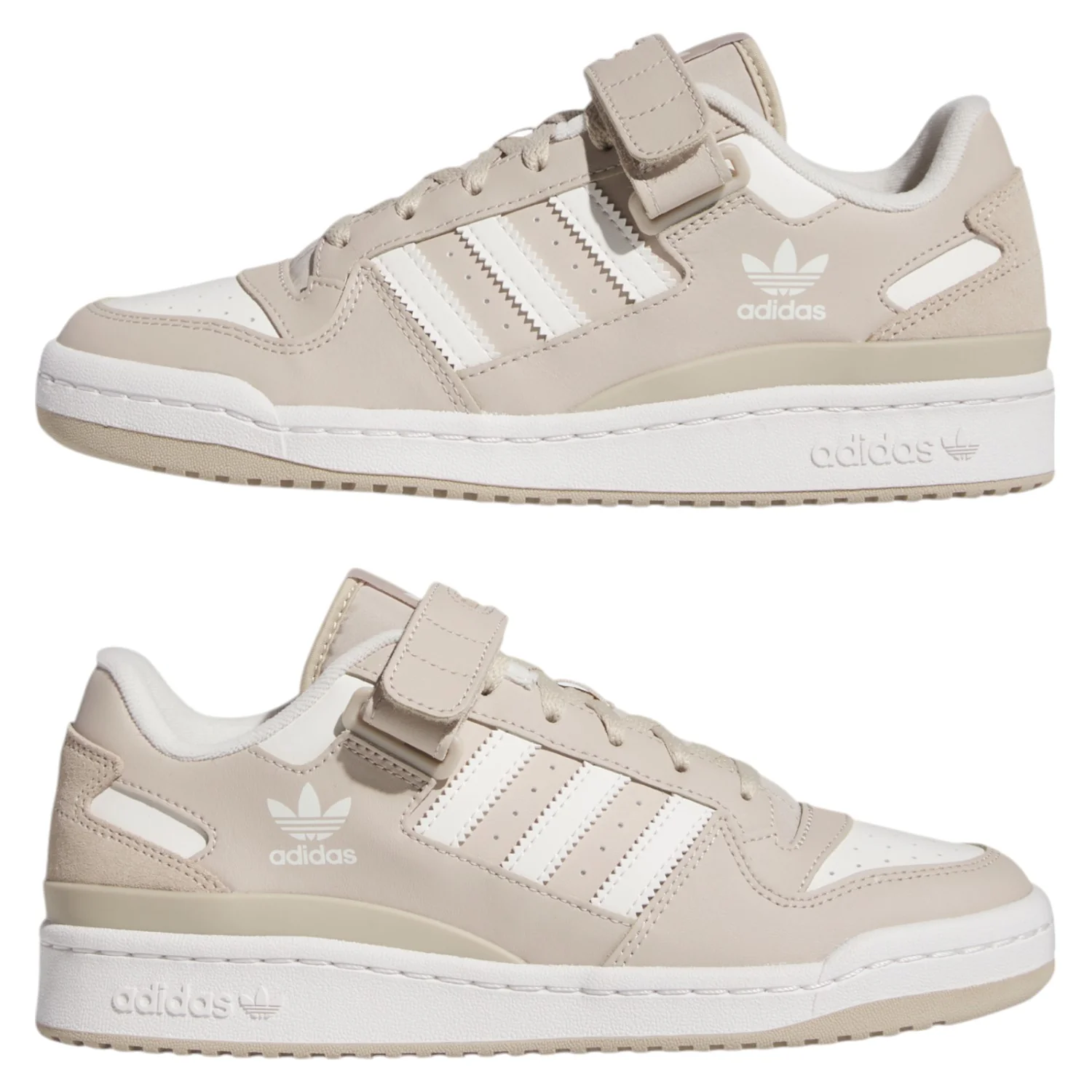 adidas Originals Forum Low Shoes - Wonder Beige / Cloud White - Image 9