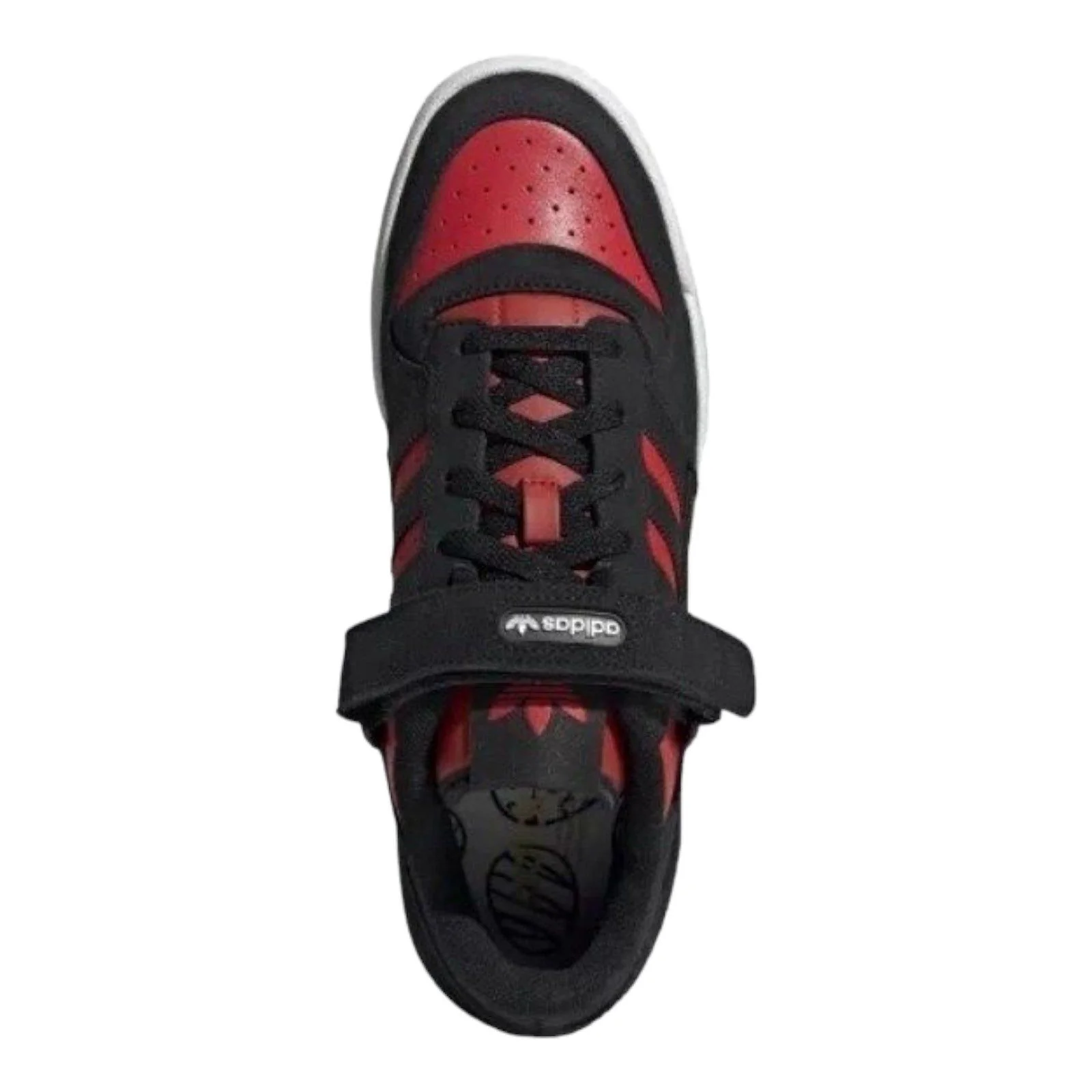 adidas Originals Forum Low Trainers - Core Black / Vivid Red - Image 5