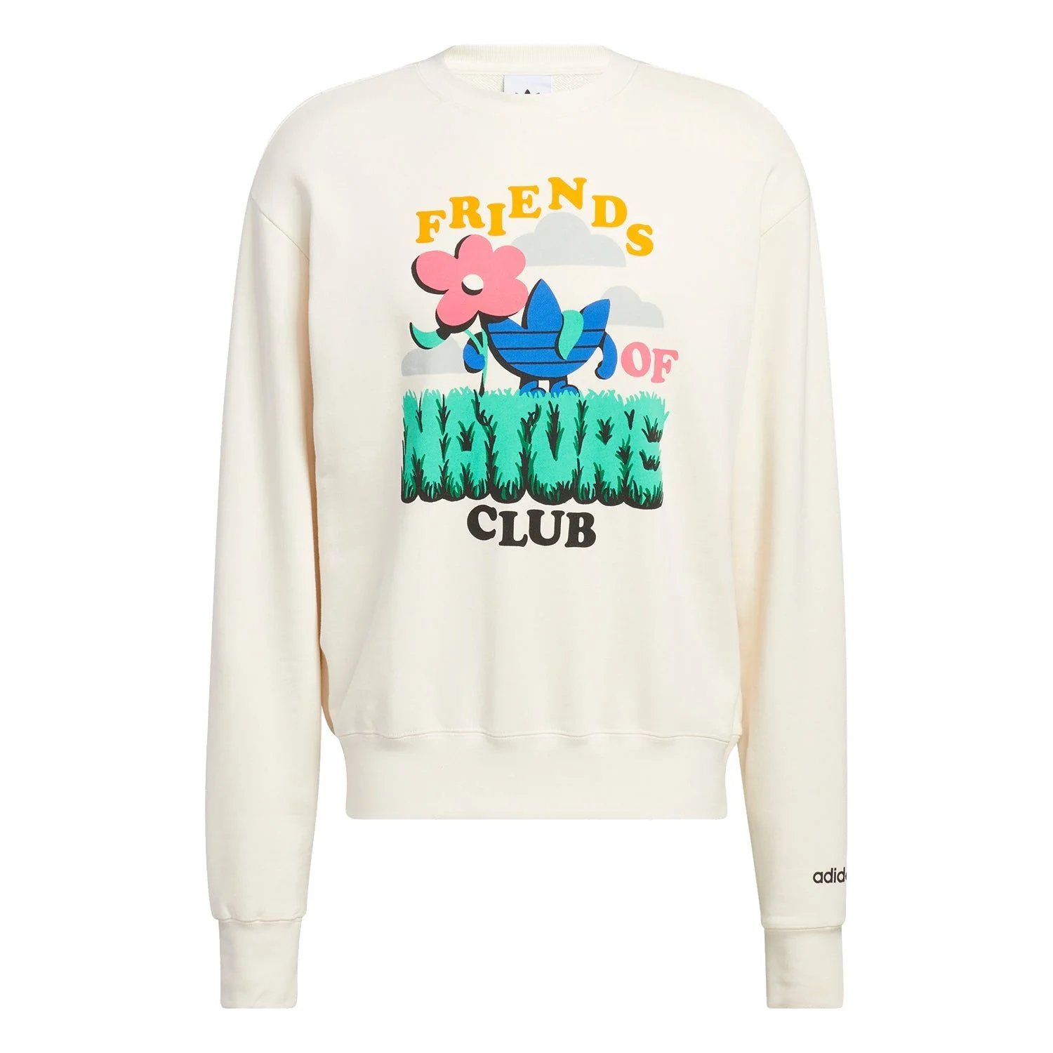 adidas Originals Friends of Nature Club Crewneck - White