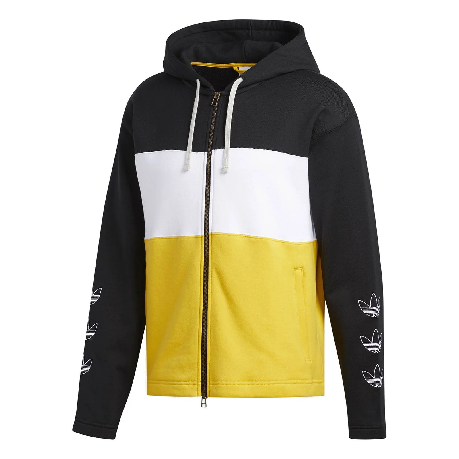 adidas Originals Full Zip Hoodie - Black/White