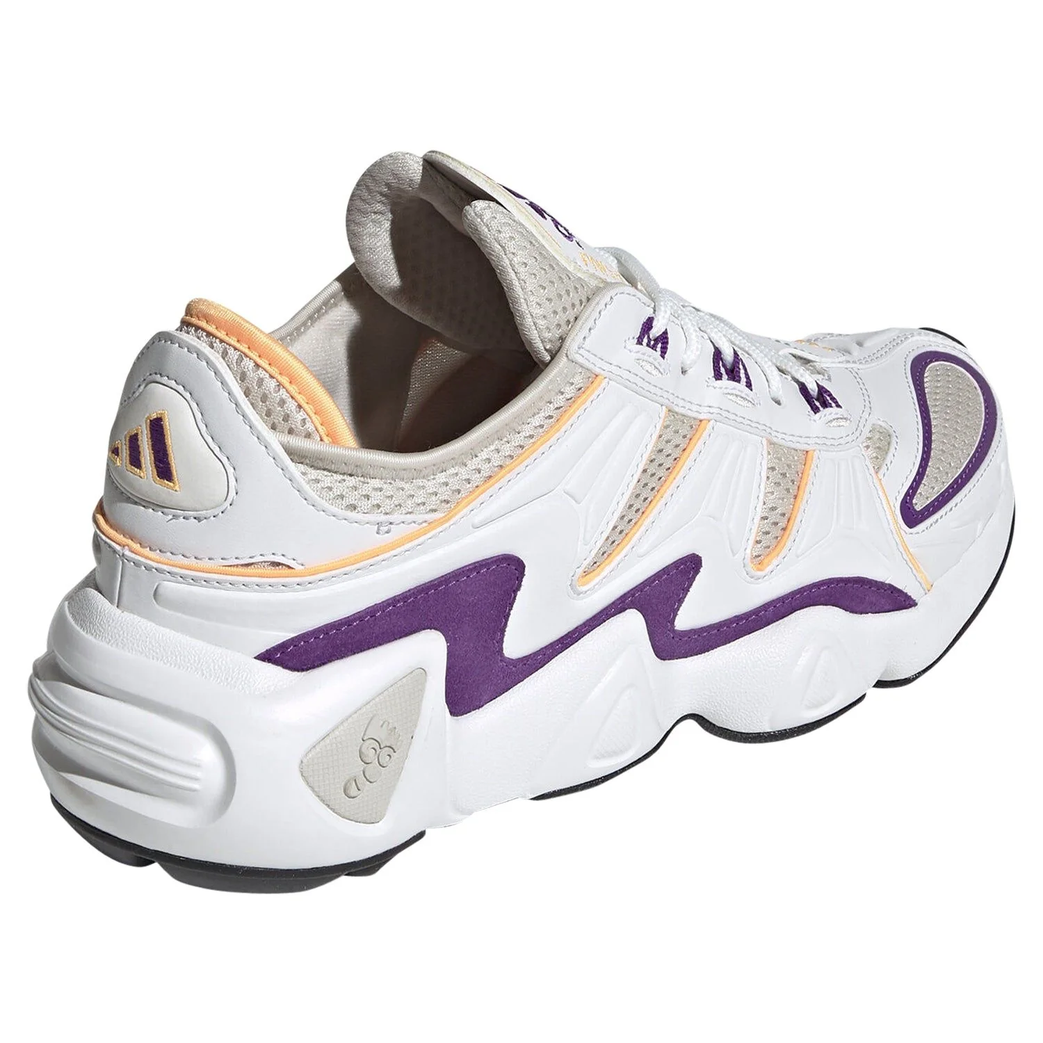 adidas Originals FYW S-97 Trainers - White/Orange/Purple - Image 3
