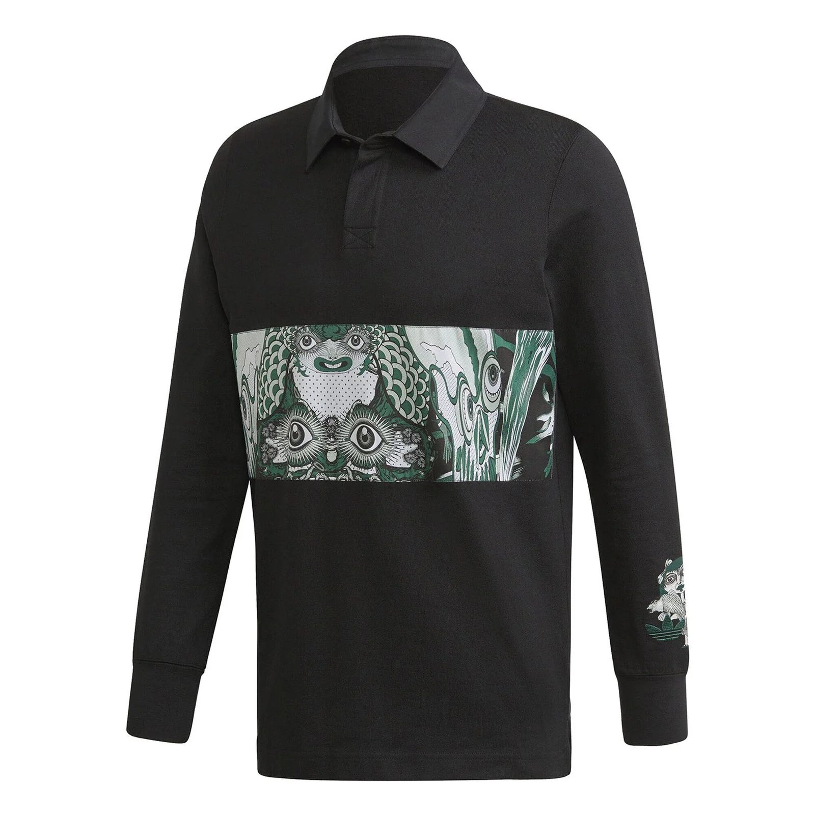 adidas Originals Galllery Tanaami Rugby Shirt - Black