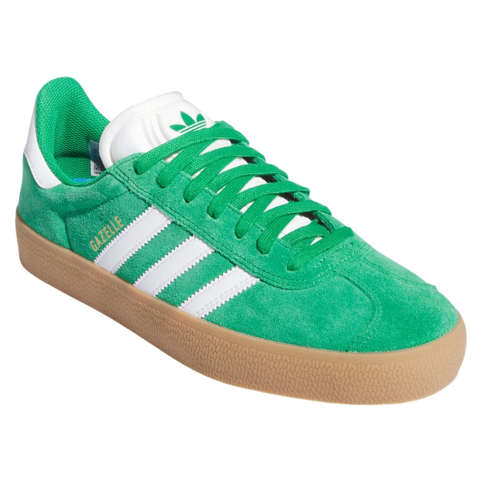 adidas Originals Gazelle ADV Shoes - Green / White - Image 2