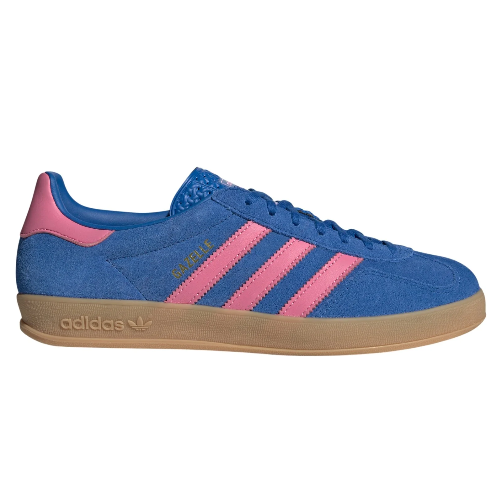 adidas Originals Gazelle Indoor Shoes - Blue / Bliss Pink / Gum
