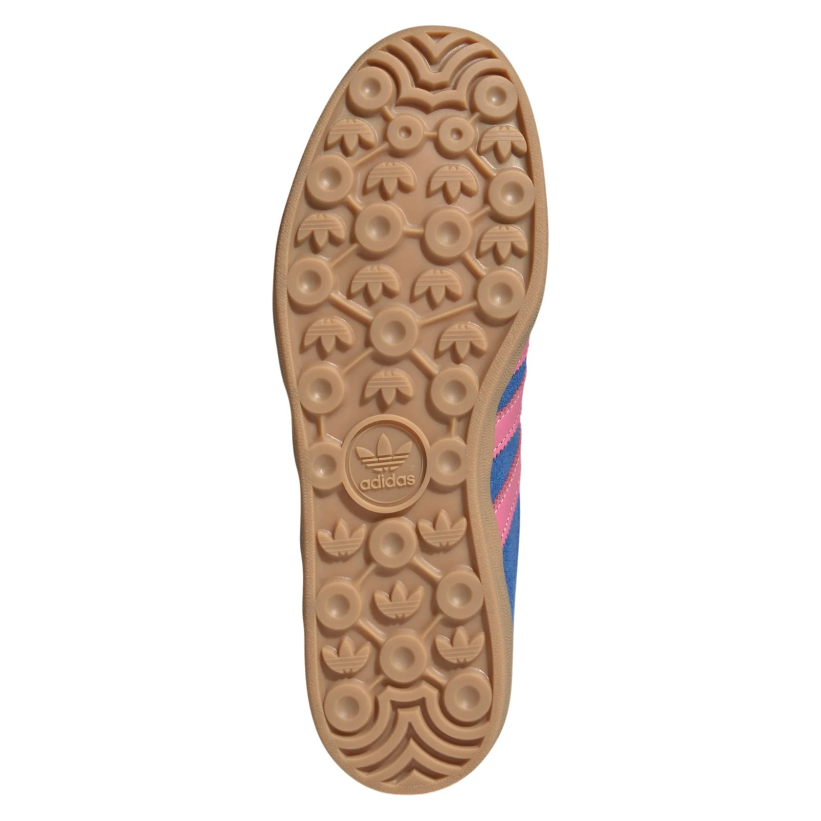 adidas Originals Gazelle Indoor Shoes - Blue / Bliss Pink / Gum - Image 8