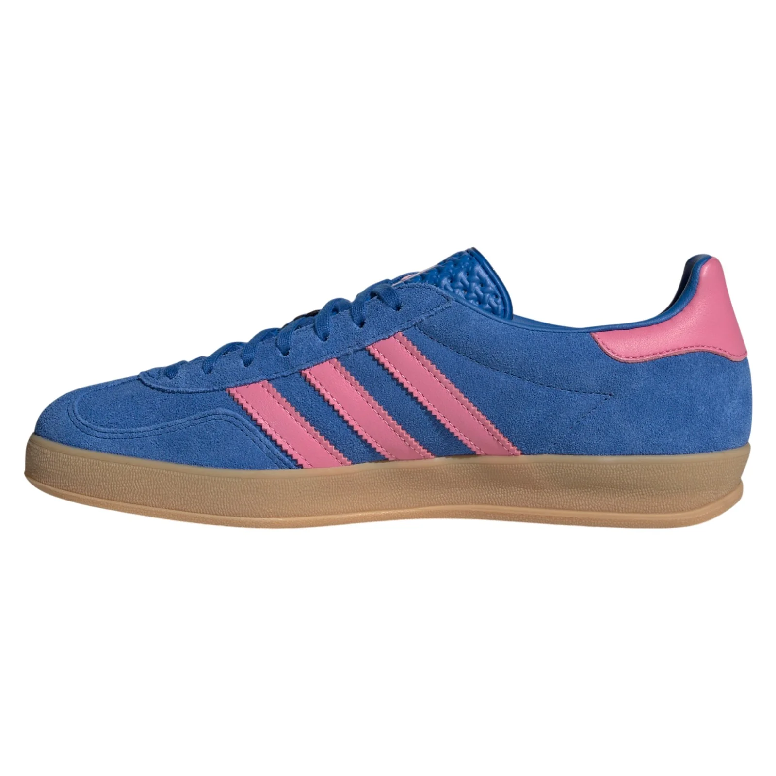 adidas Originals Gazelle Indoor Shoes - Blue / Bliss Pink / Gum - Image 9