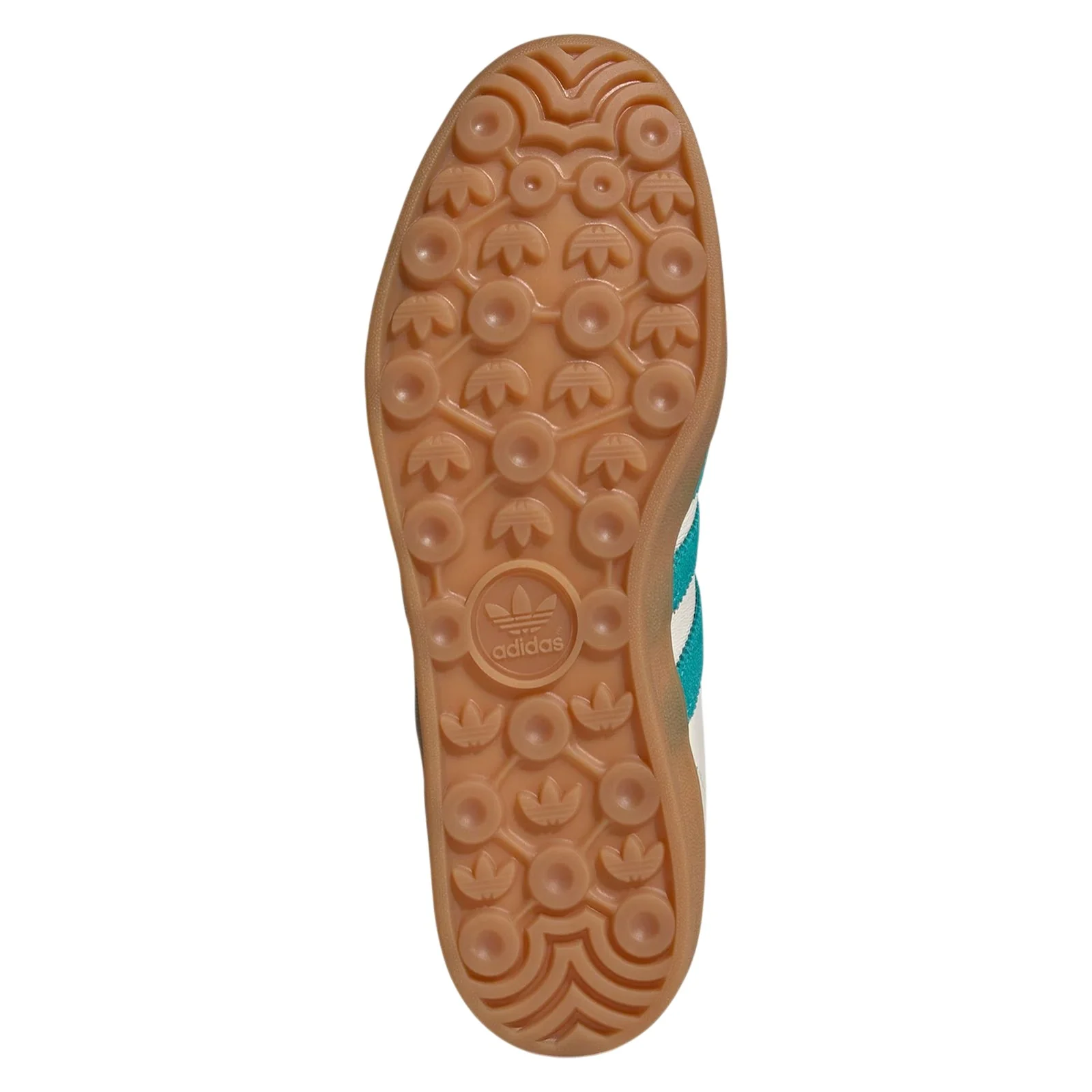 adidas Originals Gazelle Indoor Shoes - Chalk White / Turquoise - Image 6