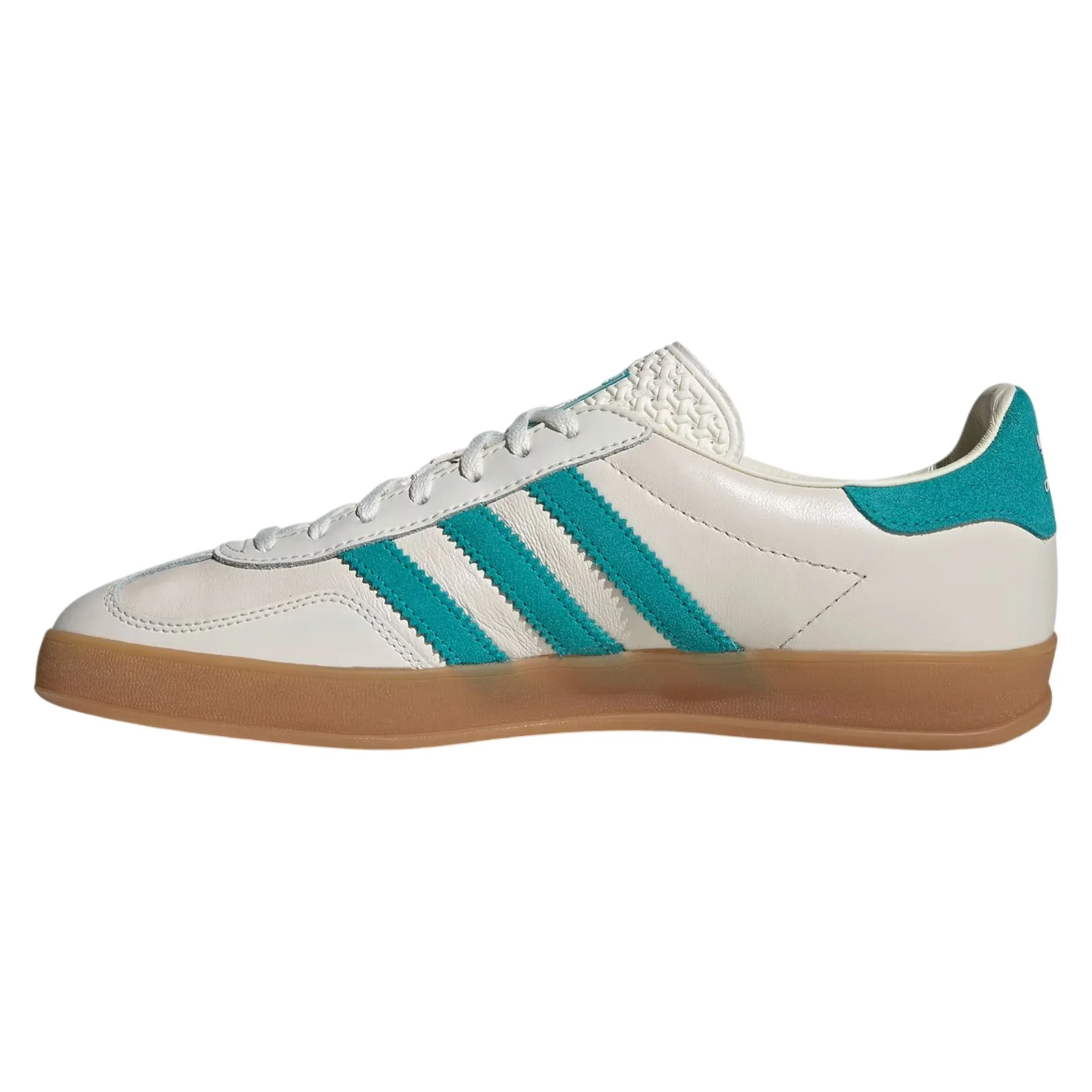 adidas Originals Gazelle Indoor Shoes - Chalk White / Turquoise - Image 7