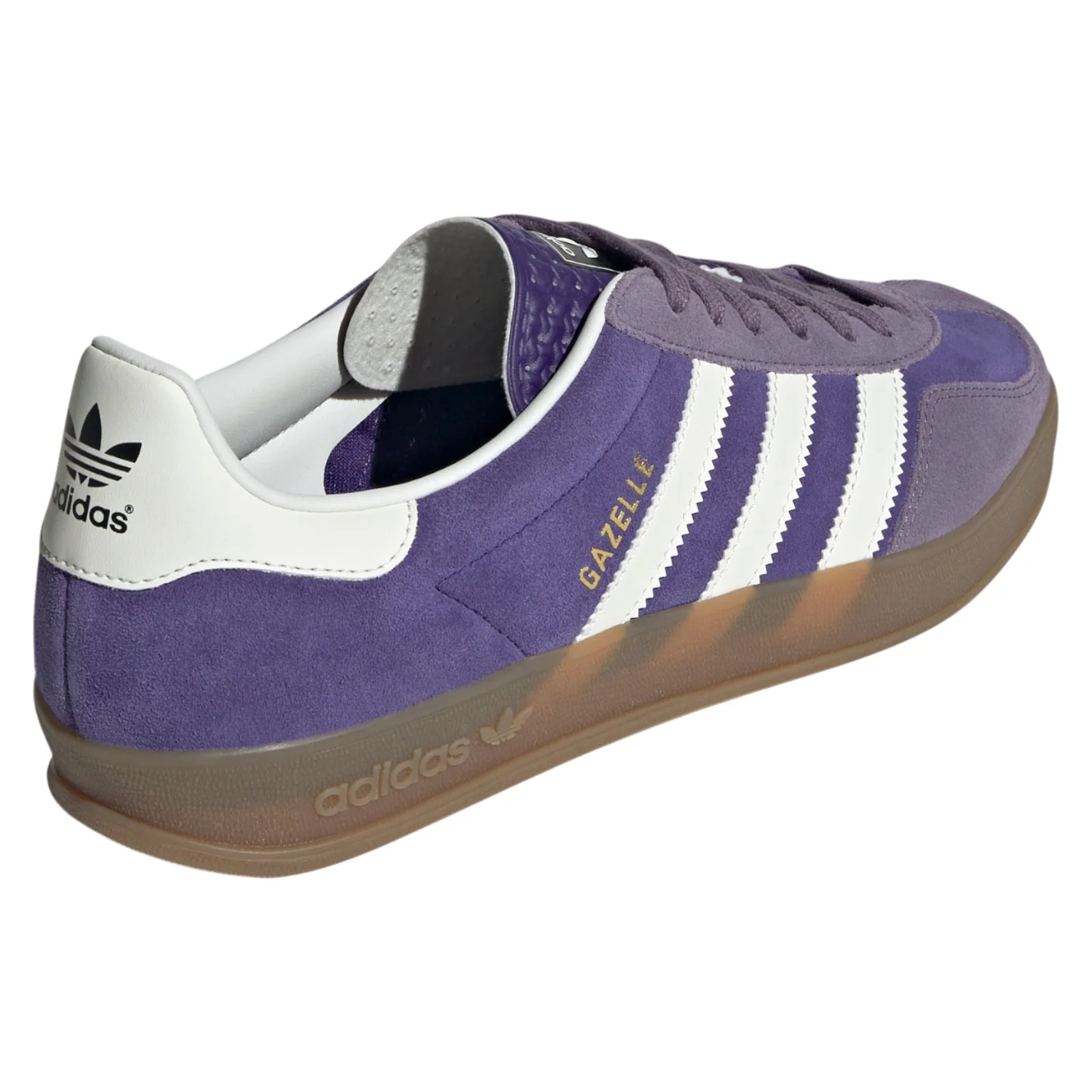 adidas Originals Gazelle Indoor Shoes - Collegiate Purple / Gum - Image 3