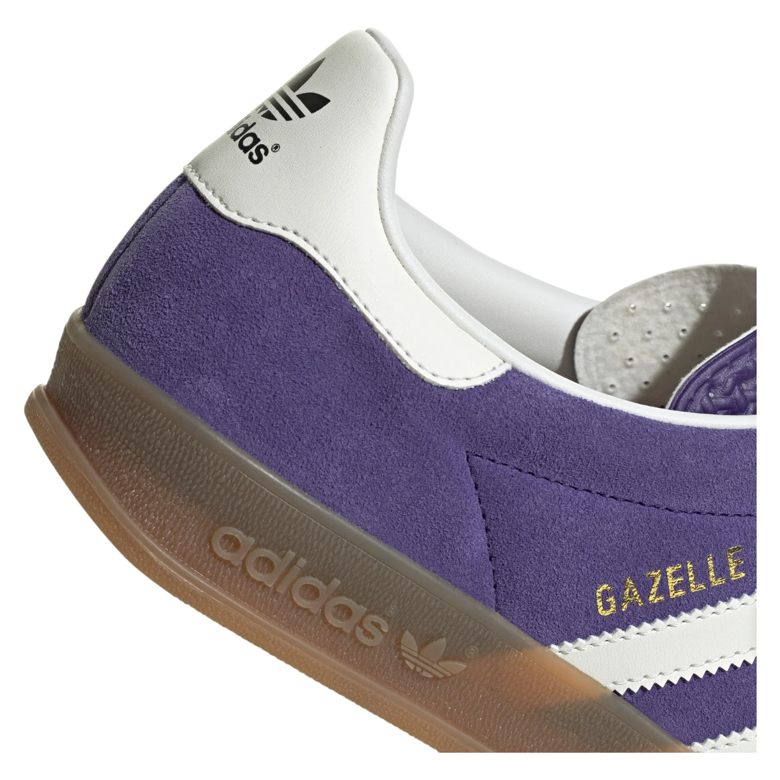 adidas Originals Gazelle Indoor Shoes - Collegiate Purple / Gum - Image 5
