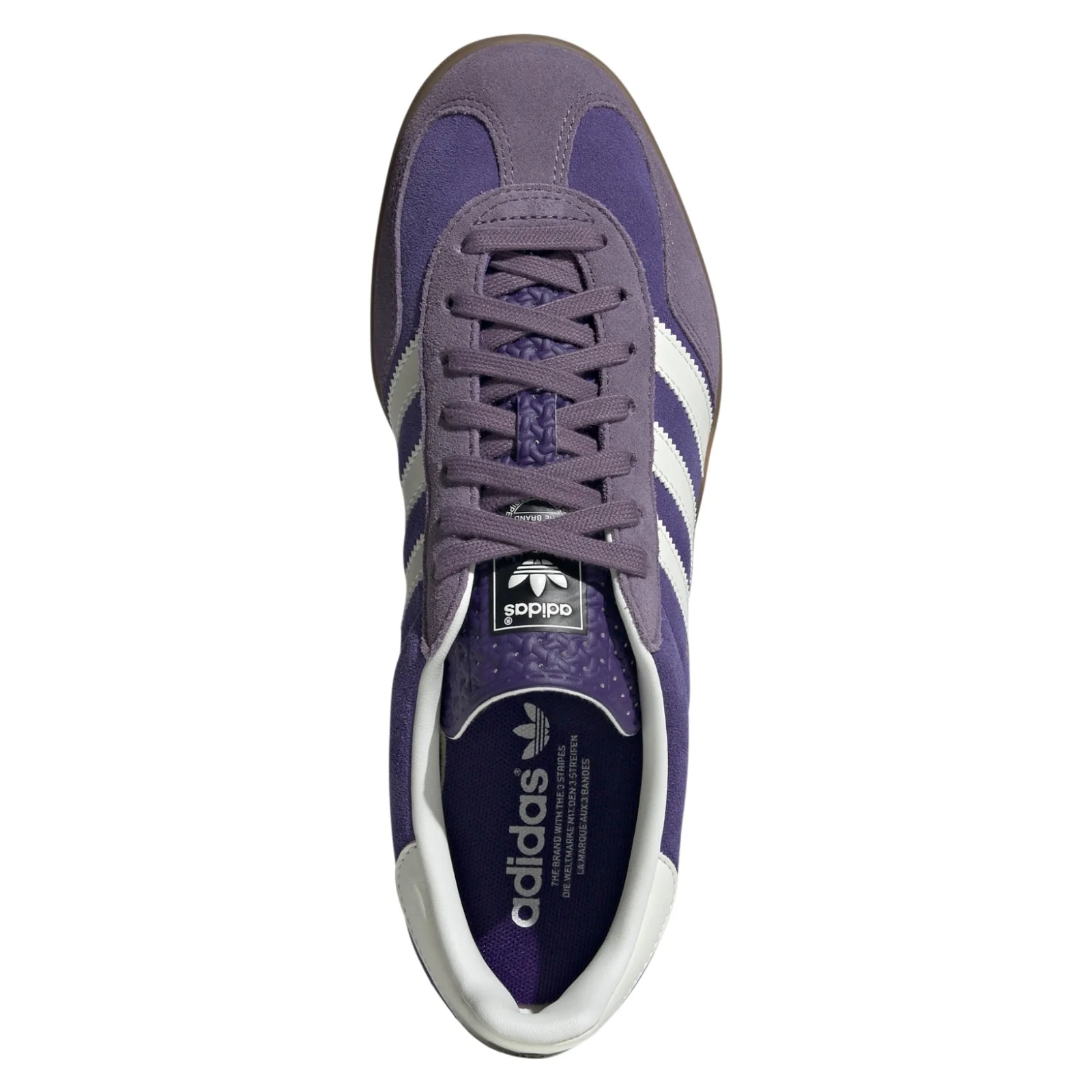 adidas Originals Gazelle Indoor Shoes - Collegiate Purple / Gum - Image 6