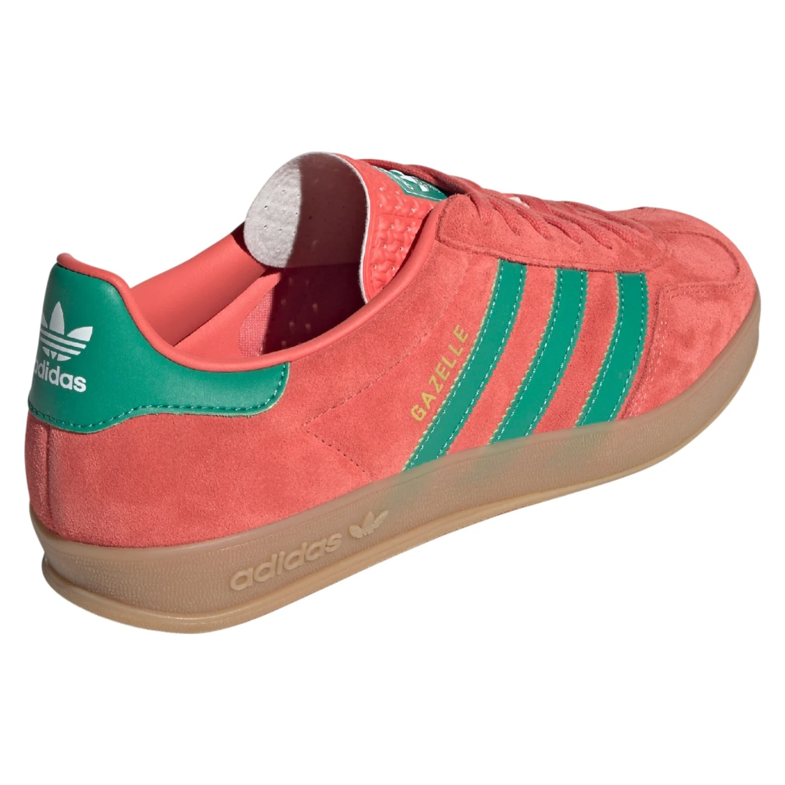 adidas Originals Gazelle Indoor Shoes - Preloved Scarlet / Court Green - Image 3