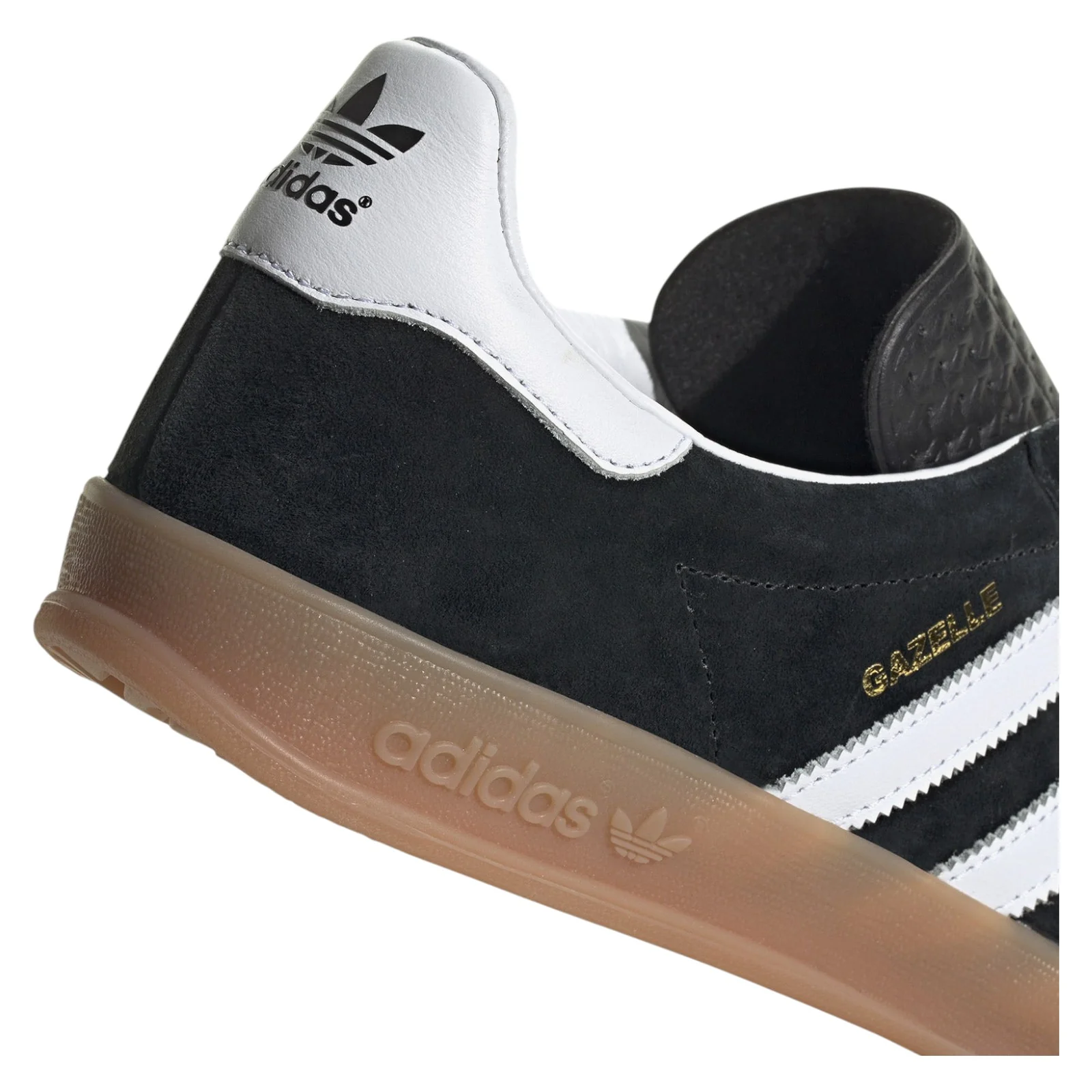 adidas Originals Gazelle Indoor Trainers - Core Black White - Image 5