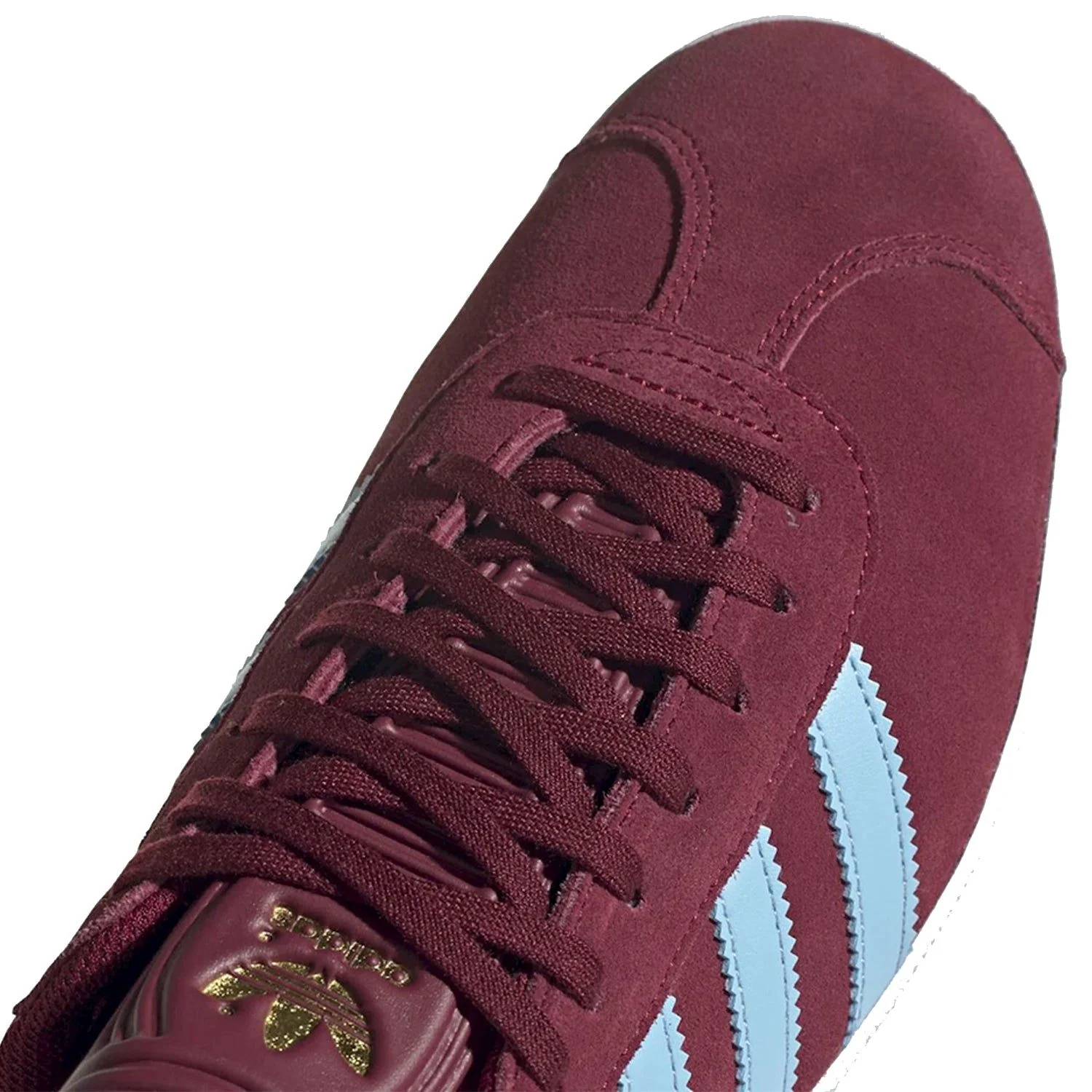 adidas Originals Gazelle Shoe - Claret & Blue - Image 2