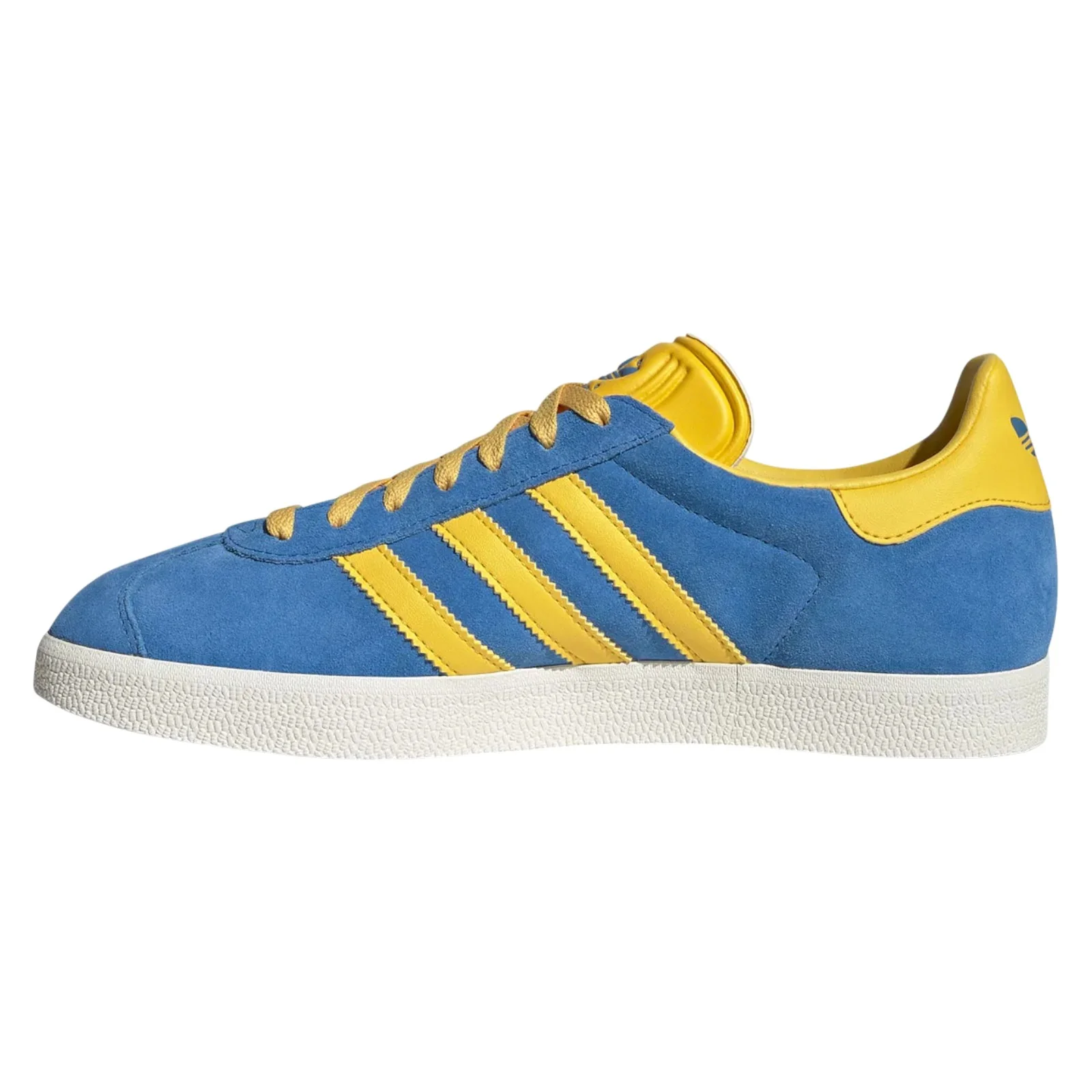 adidas Originals Gazelle Shoes - Blue / Bold Gold - Image 6