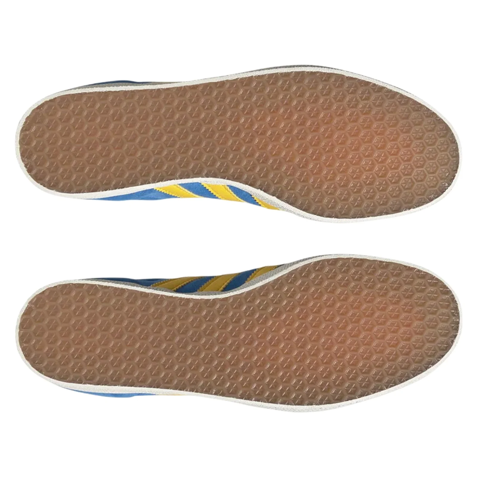 adidas Originals Gazelle Shoes - Blue / Bold Gold - Image 8