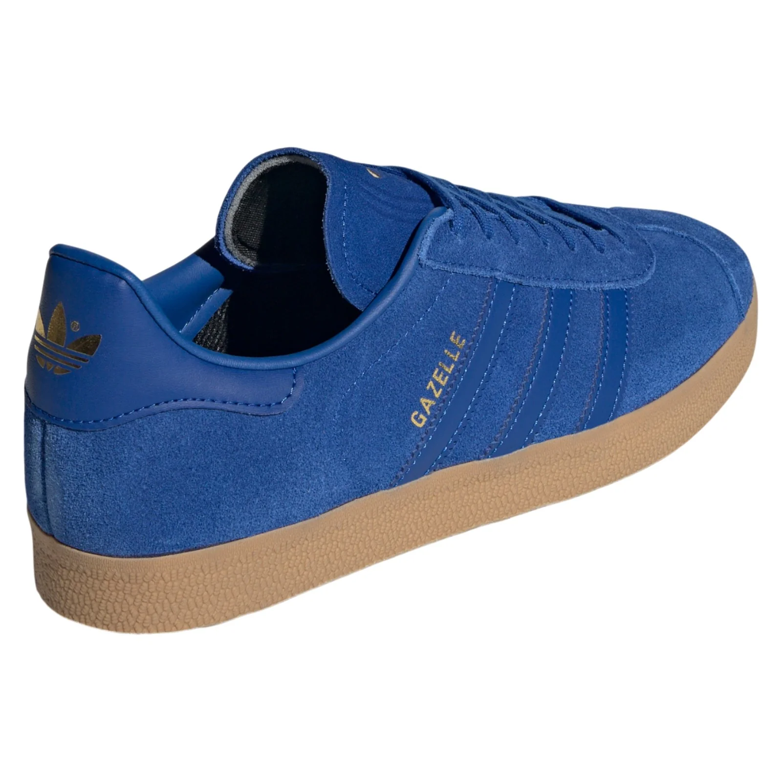 adidas Originals Gazelle Shoes - Power Blue / Gum - Image 3