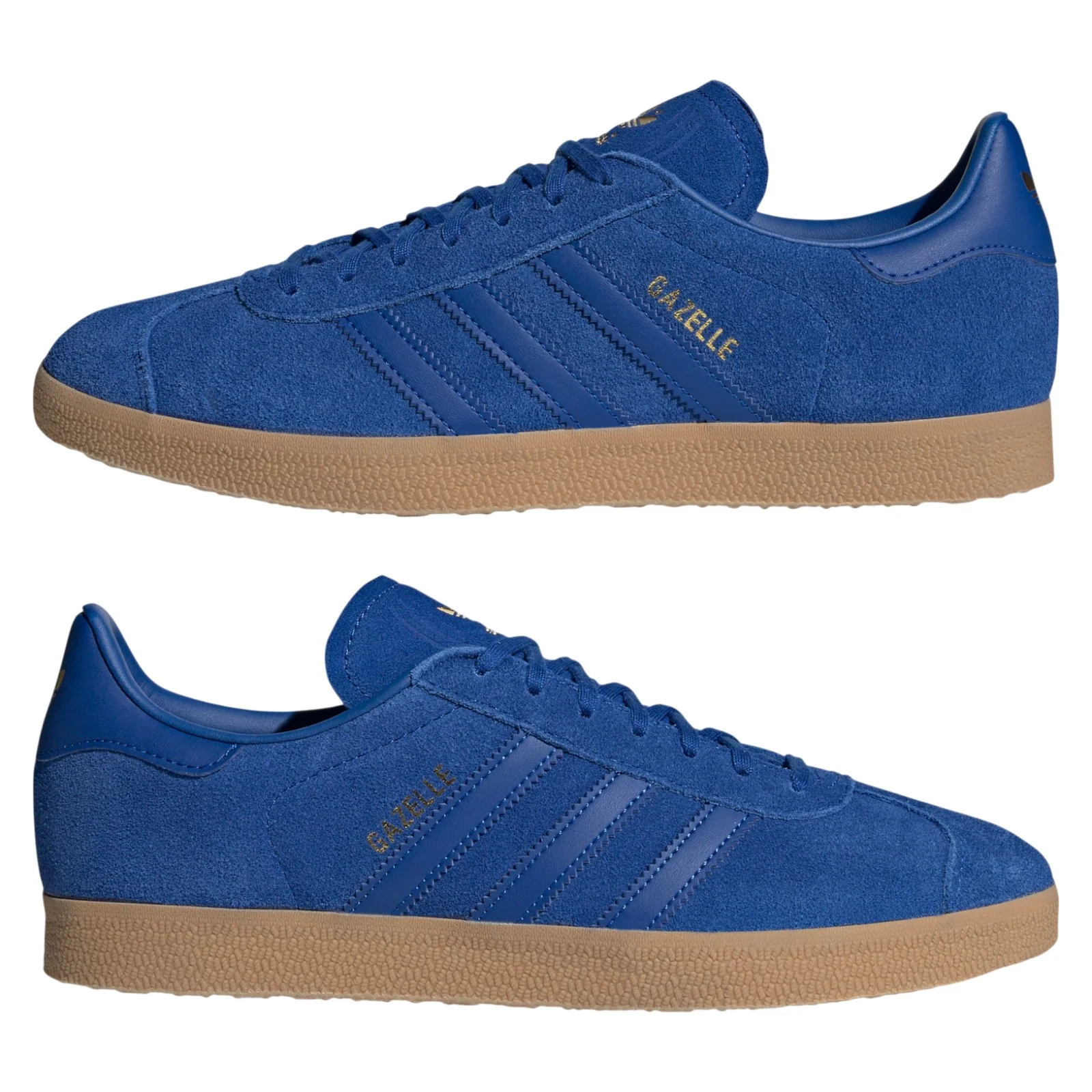 adidas Originals Gazelle Shoes - Power Blue / Gum - Image 8