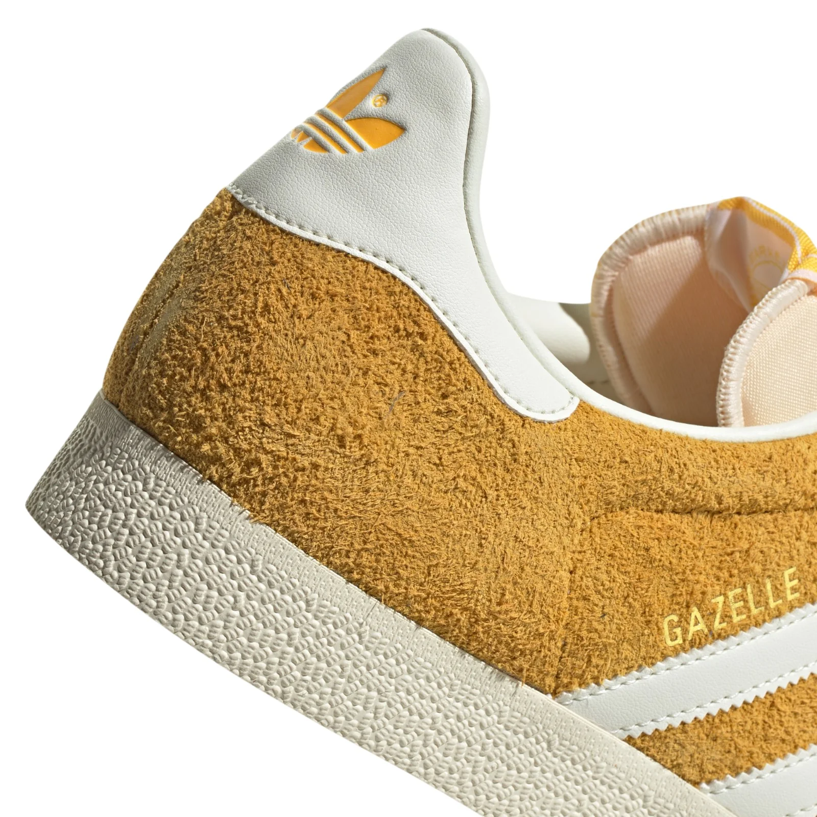 adidas Originals Gazelle Shoes - Preloved Yellow / Off White - Image 4
