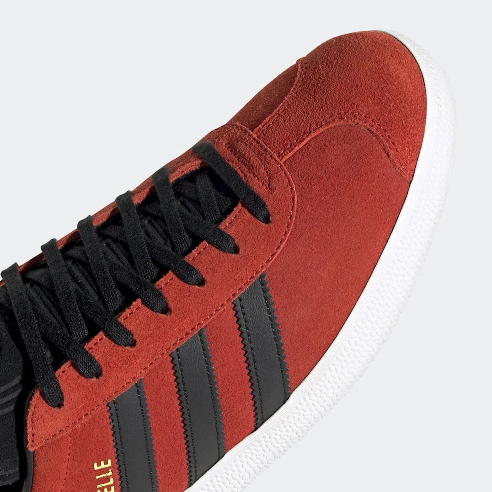adidas Originals Gazelle Shoes - Red/Black - Image 3