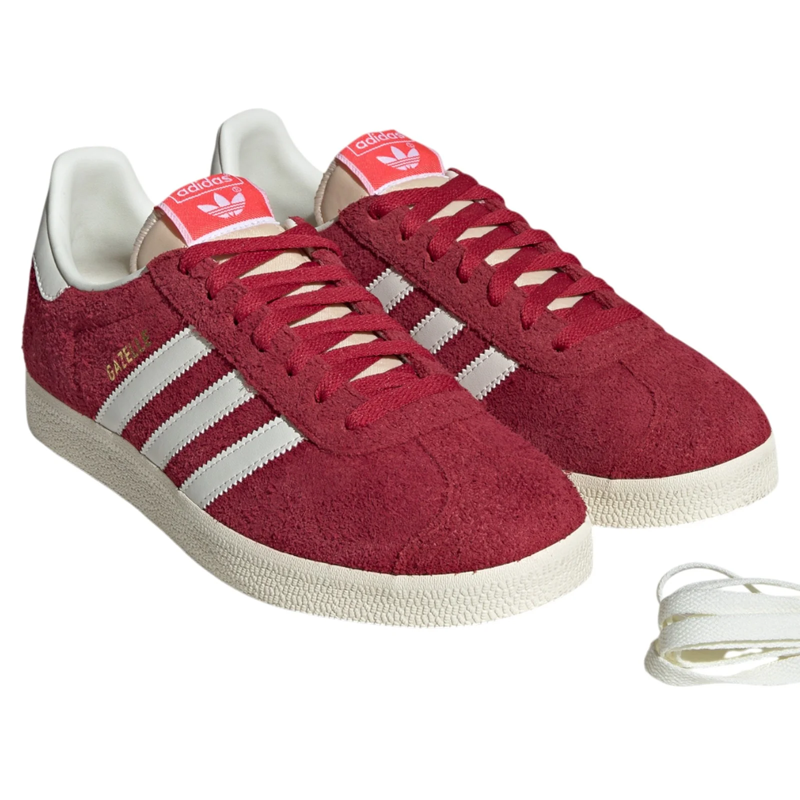 adidas Originals Gazelle Shoes - Team Victory Red / Off White - Image 8