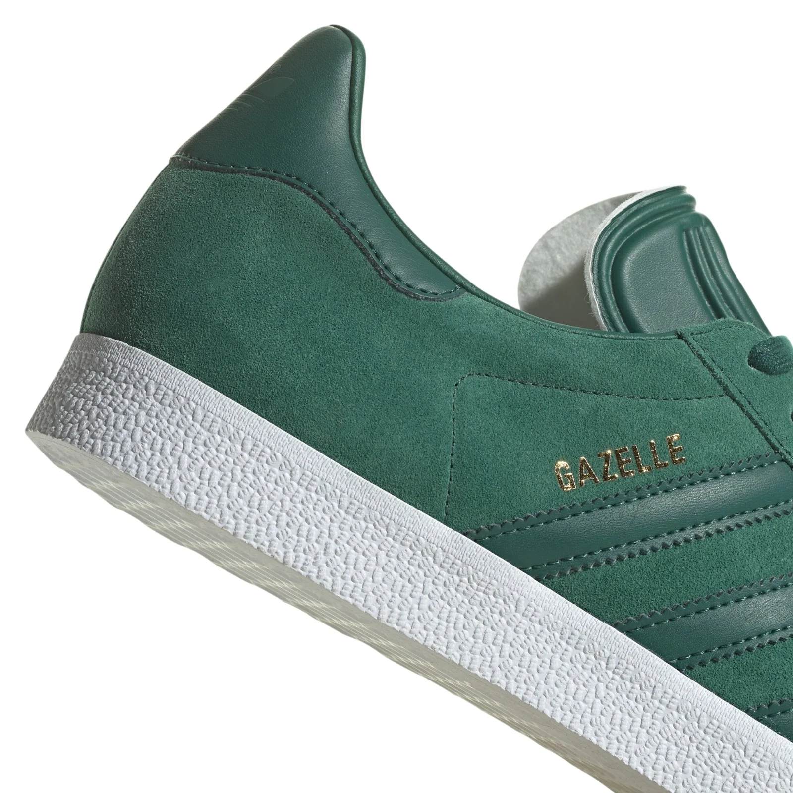 adidas Originals Gazelle Shoes - Tech Forest / Collegiate Green - Image 2