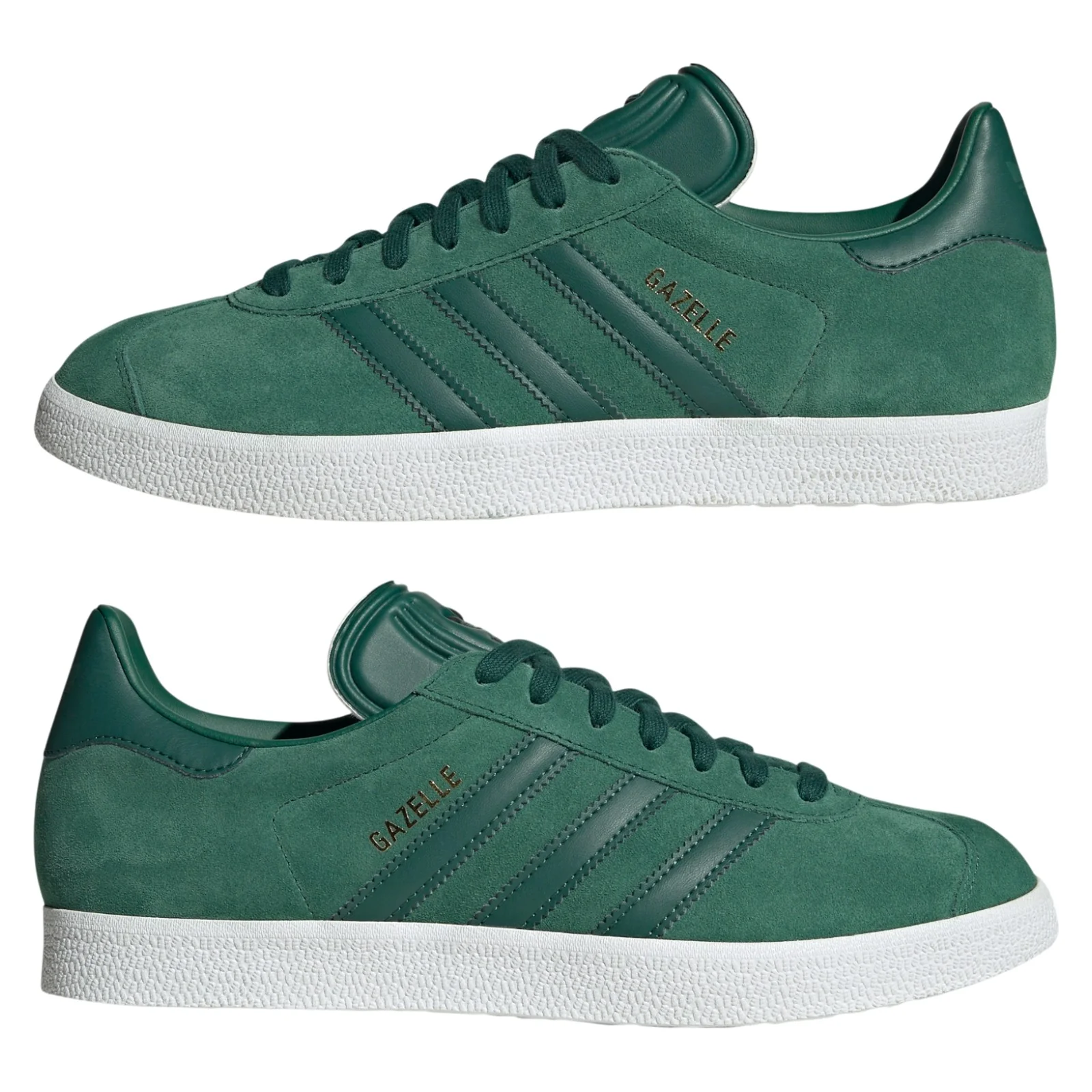 adidas Originals Gazelle Shoes - Tech Forest / Collegiate Green - Image 7