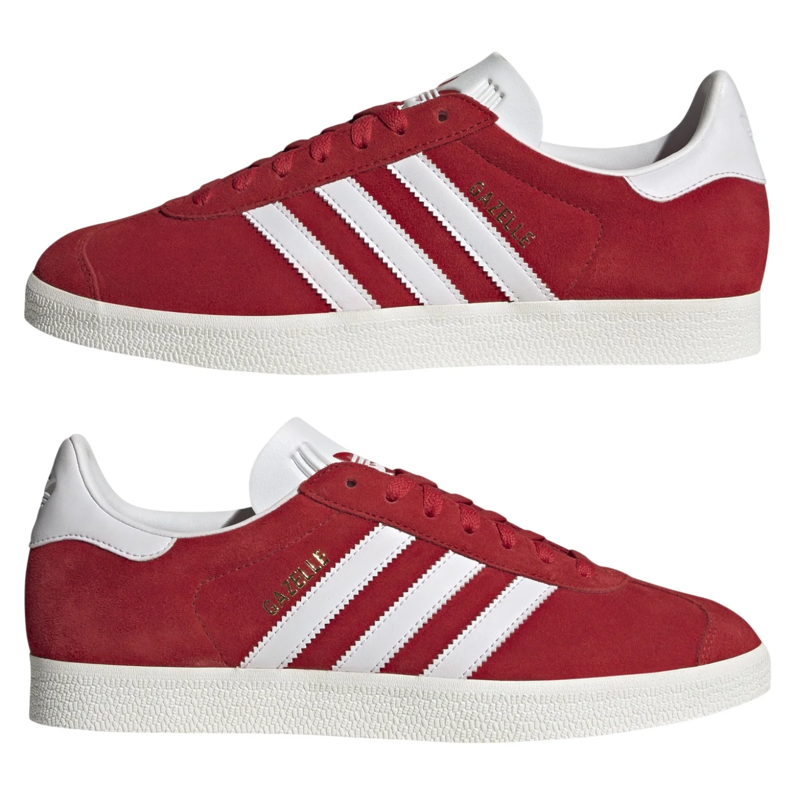 adidas Originals Gazelle Trefoil Shoe - Better Scarlet / White - Image 6