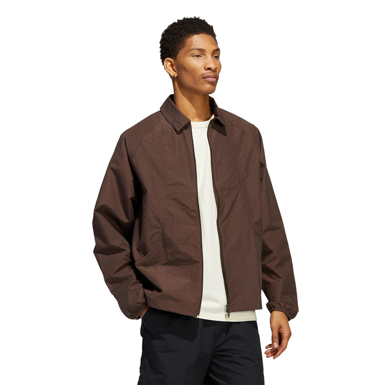 adidas Originals Gender Neutral Outer Station Jacket - Brown - Image 5