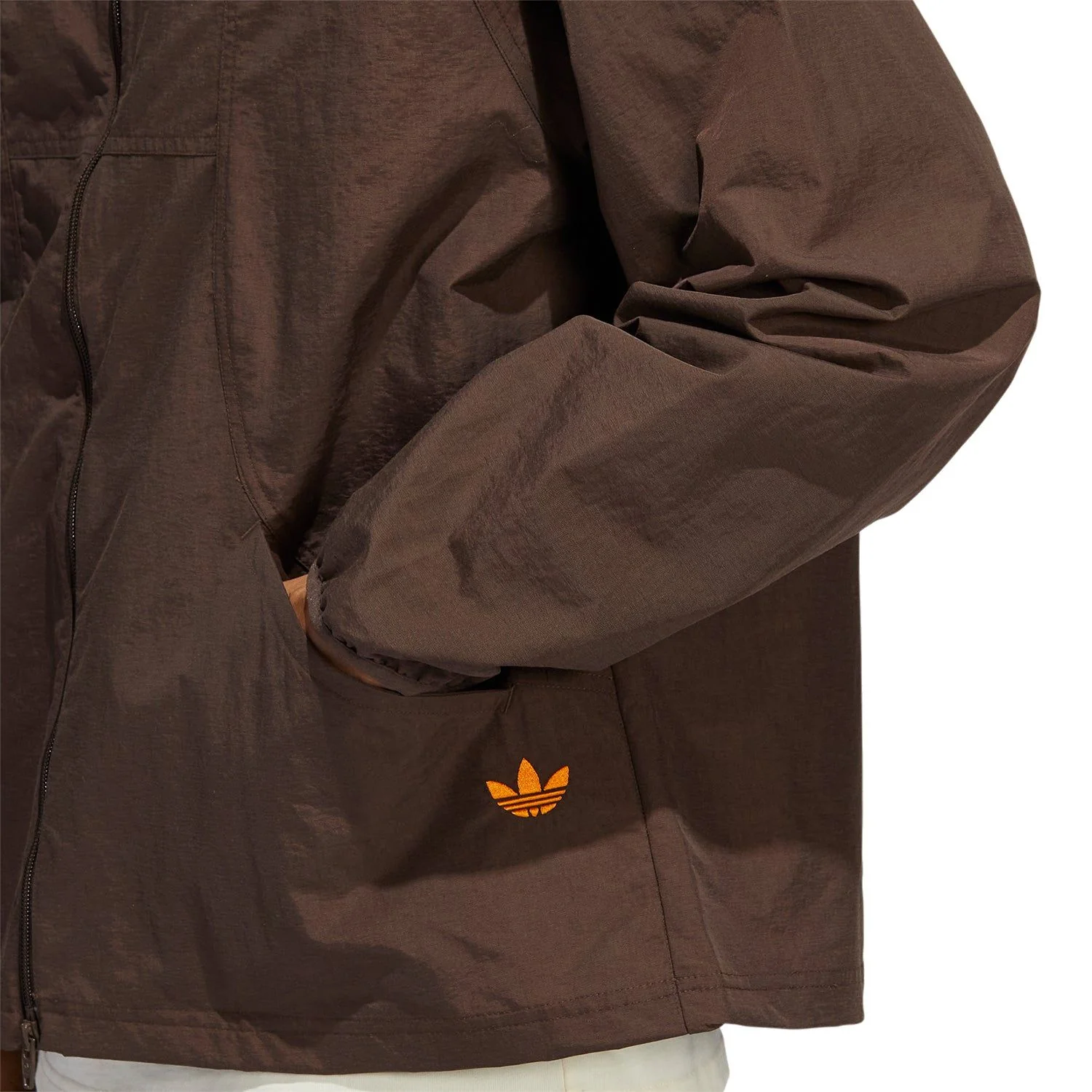 adidas Originals Gender Neutral Outer Station Jacket - Brown - Image 7