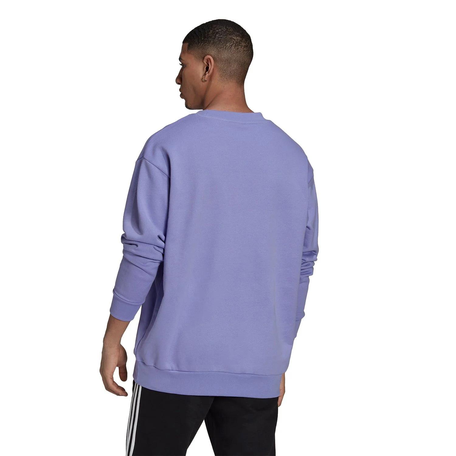 adidas Originals Graphic Crew Sweatshirt - Purple - Image 4