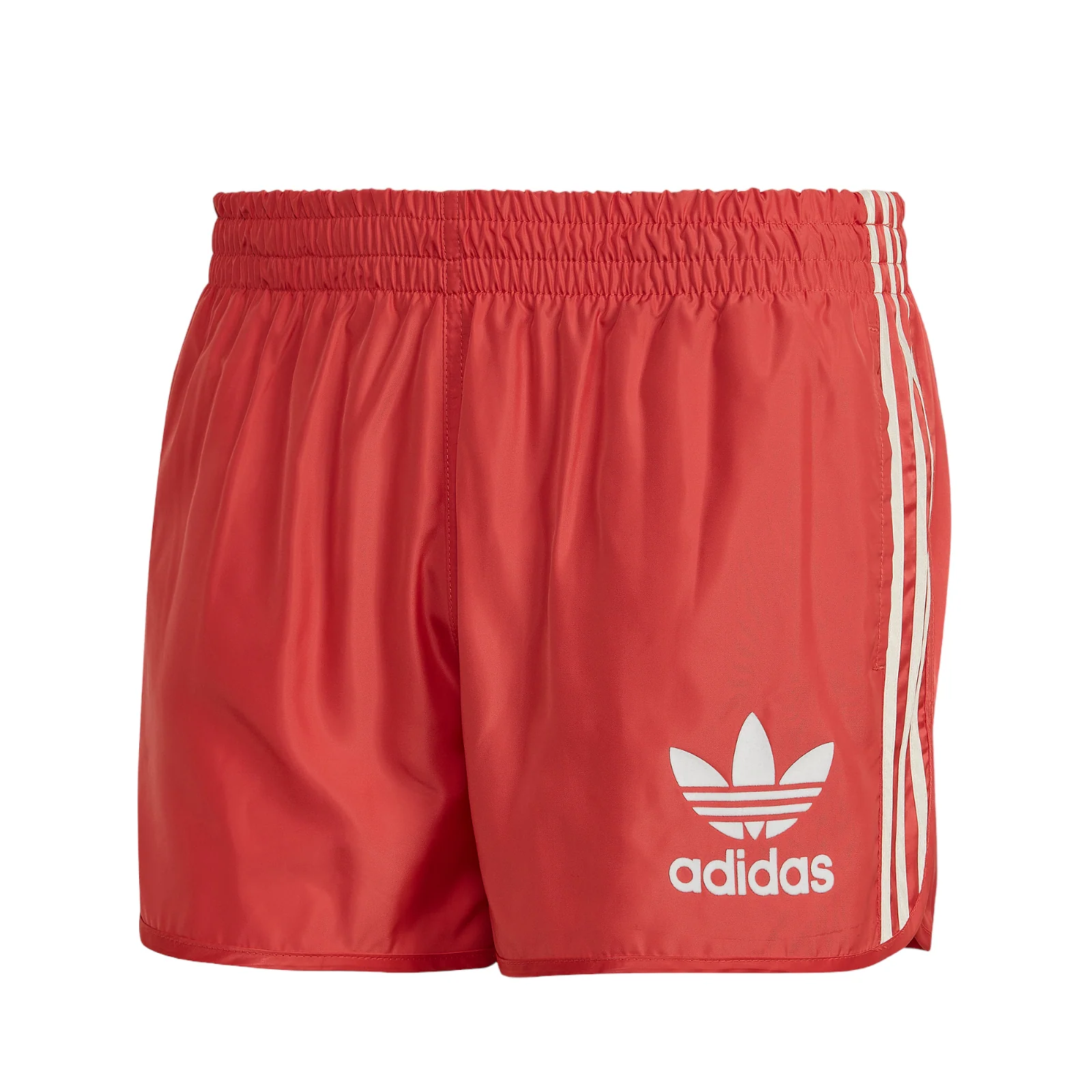 adidas Originals Graphic Mellow Ride Club Satin Retro Shorts - Red