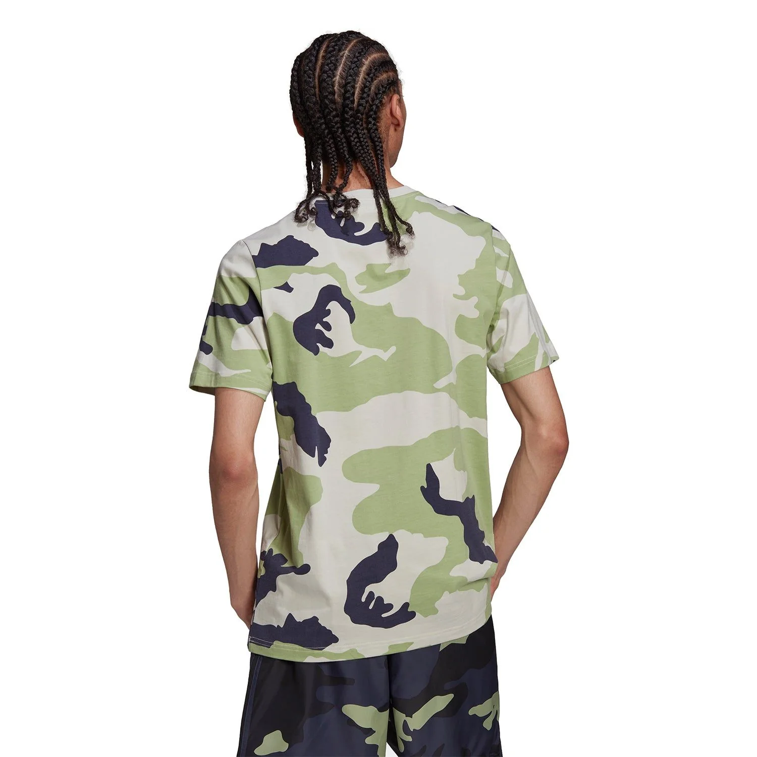 adidas Originals Graphics Camo Tee - Green - Image 3