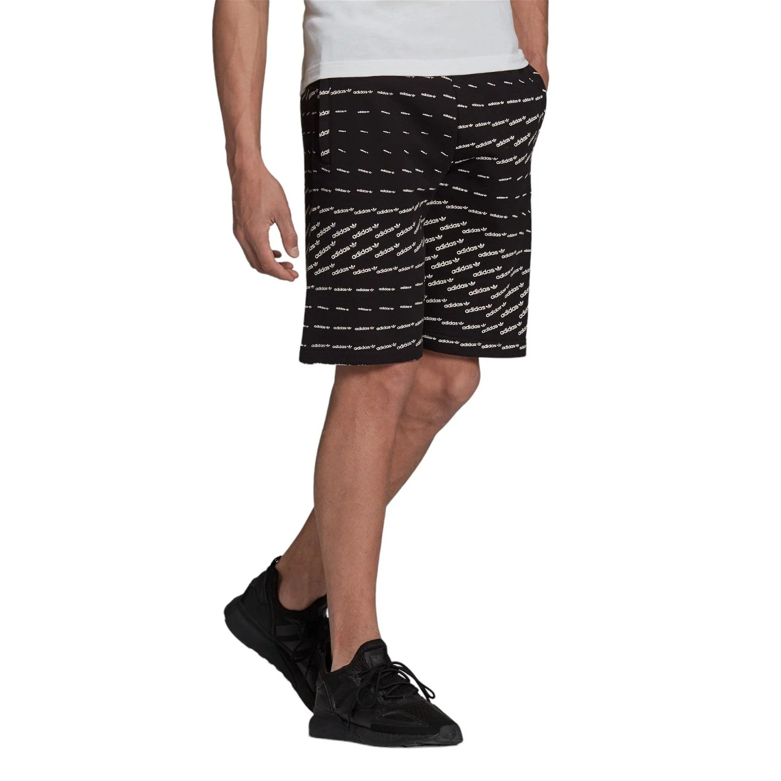 adidas Originals Graphics Monogram Shorts - Black - Image 3