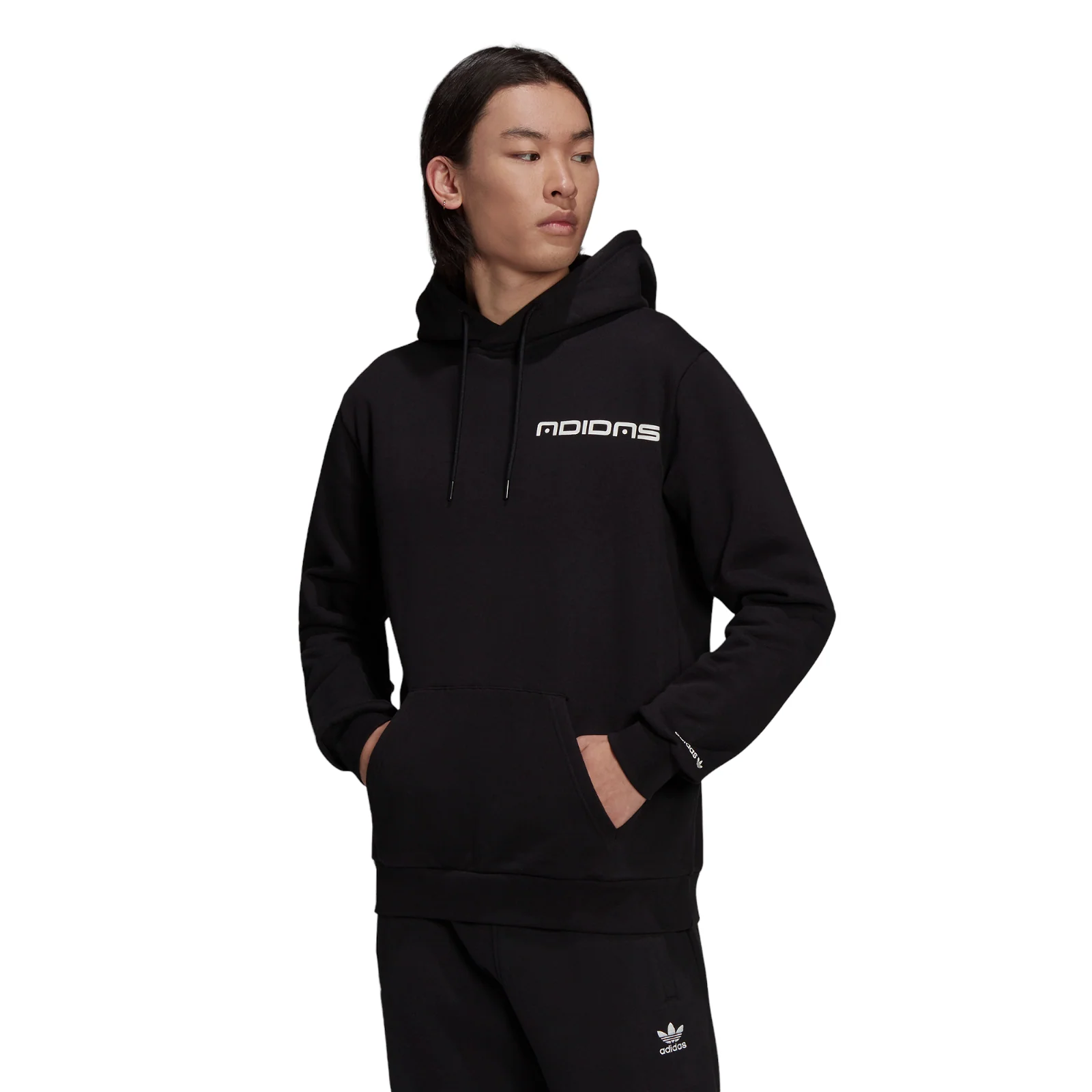 adidas Originals Graphics Symbol Hoodie - Black - Image 3