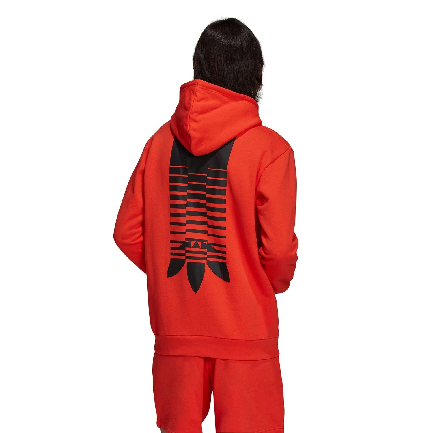 adidas Originals Graphics Symbol Hoodie - Semi Solar Red - Image 3