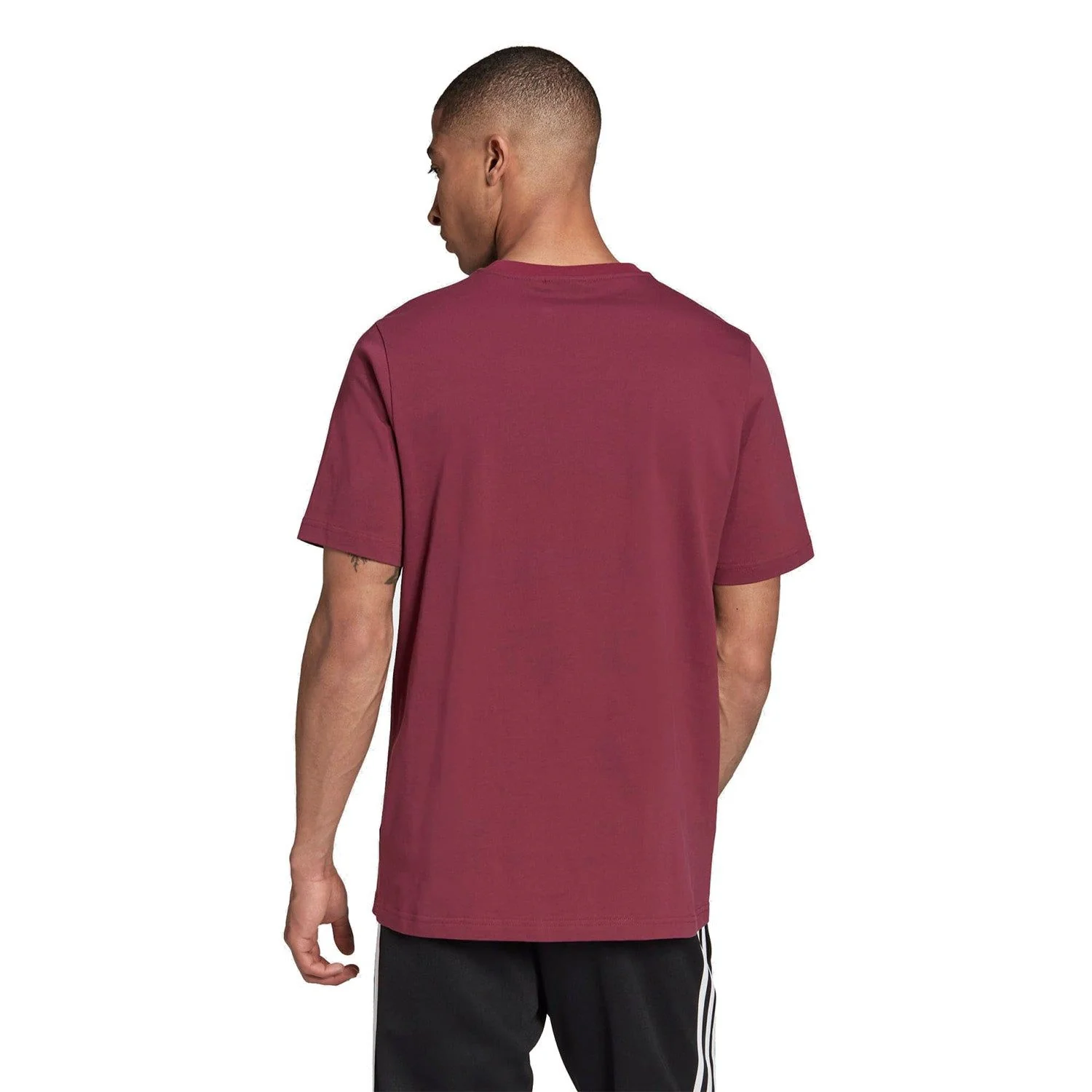 adidas Originals Graphics Trefoil Series Tee - Burgundy - Image 3