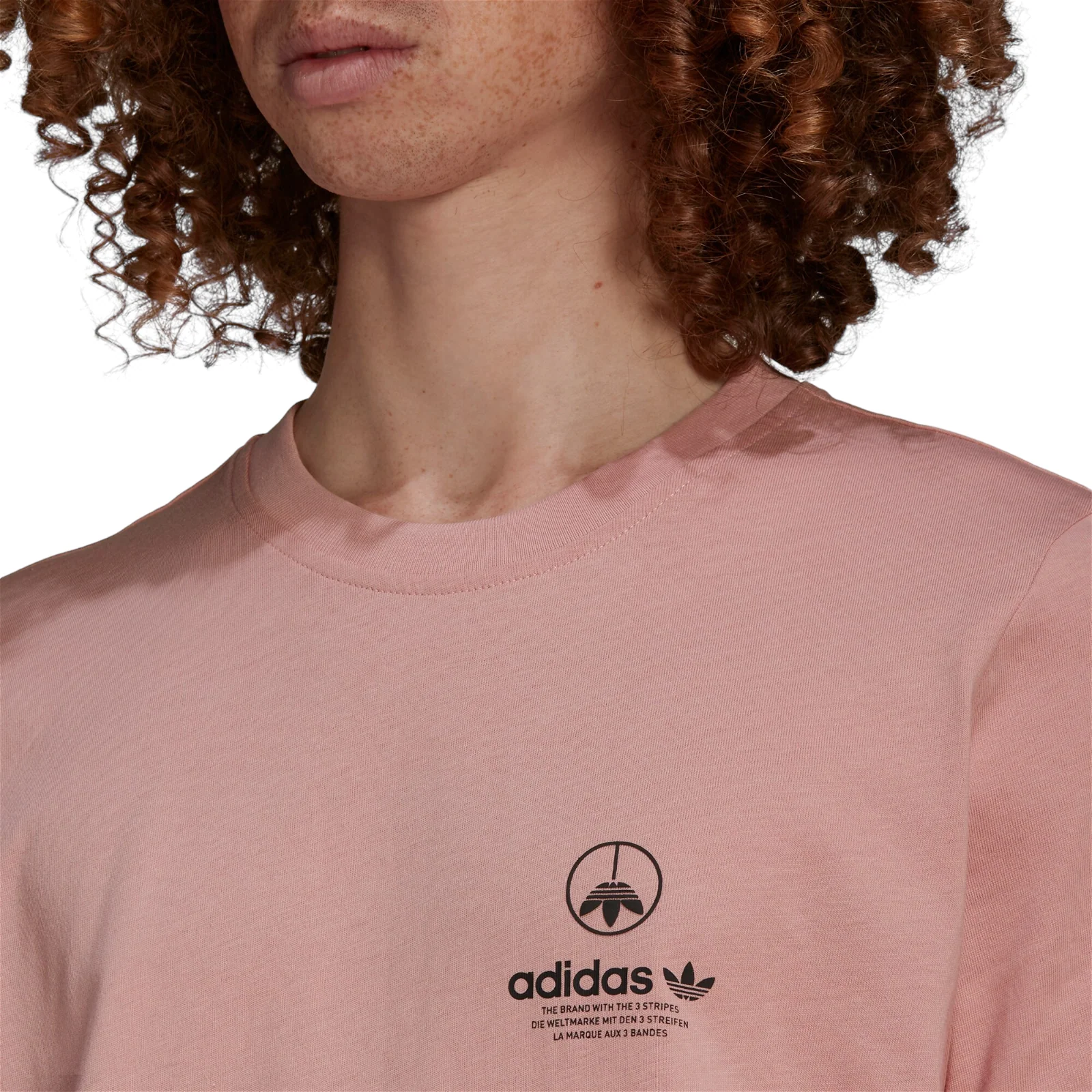 adidas Originals Graphics United Tee - Pink - Image 3
