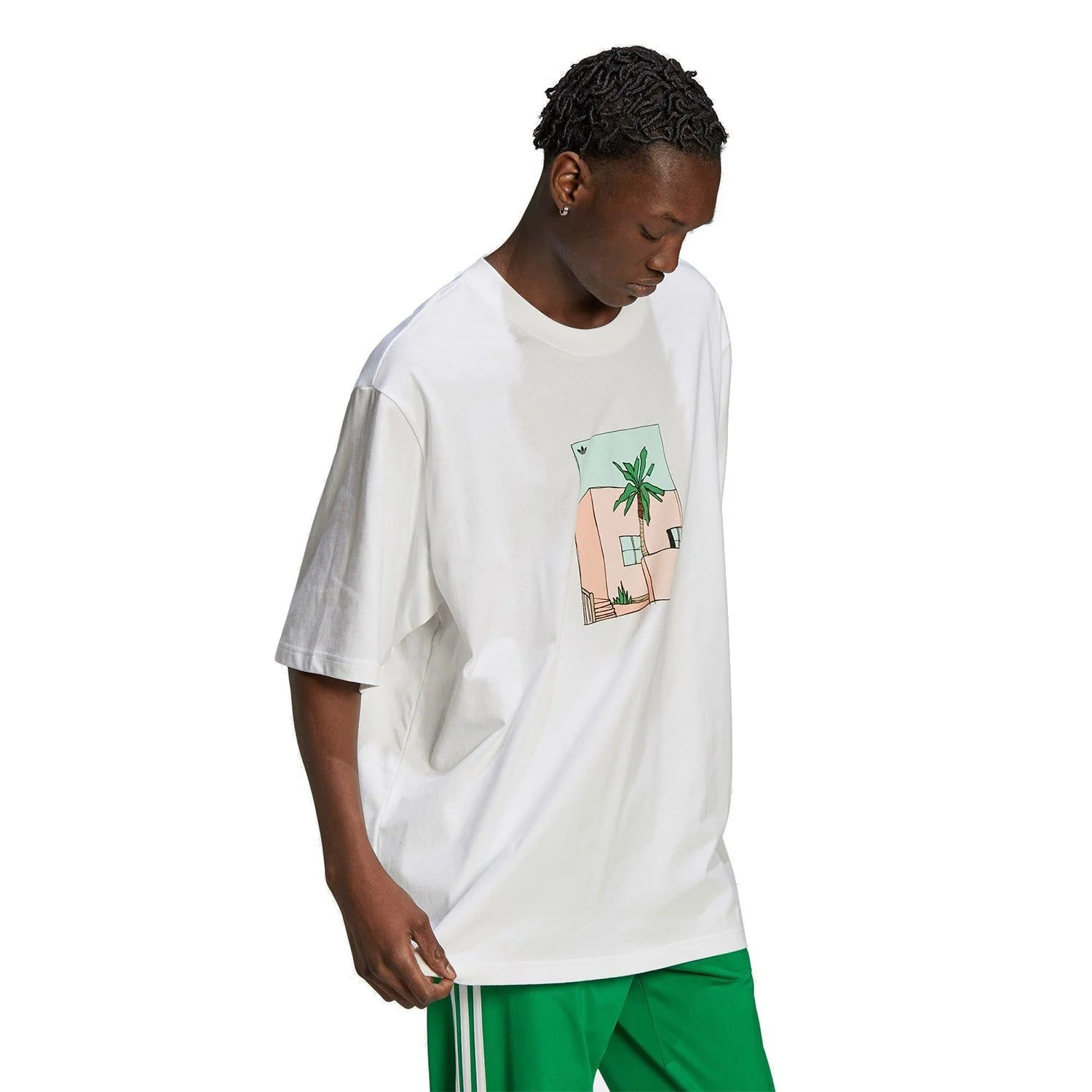adidas Originals Hand-Drawn T-Shirt - White - Image 2