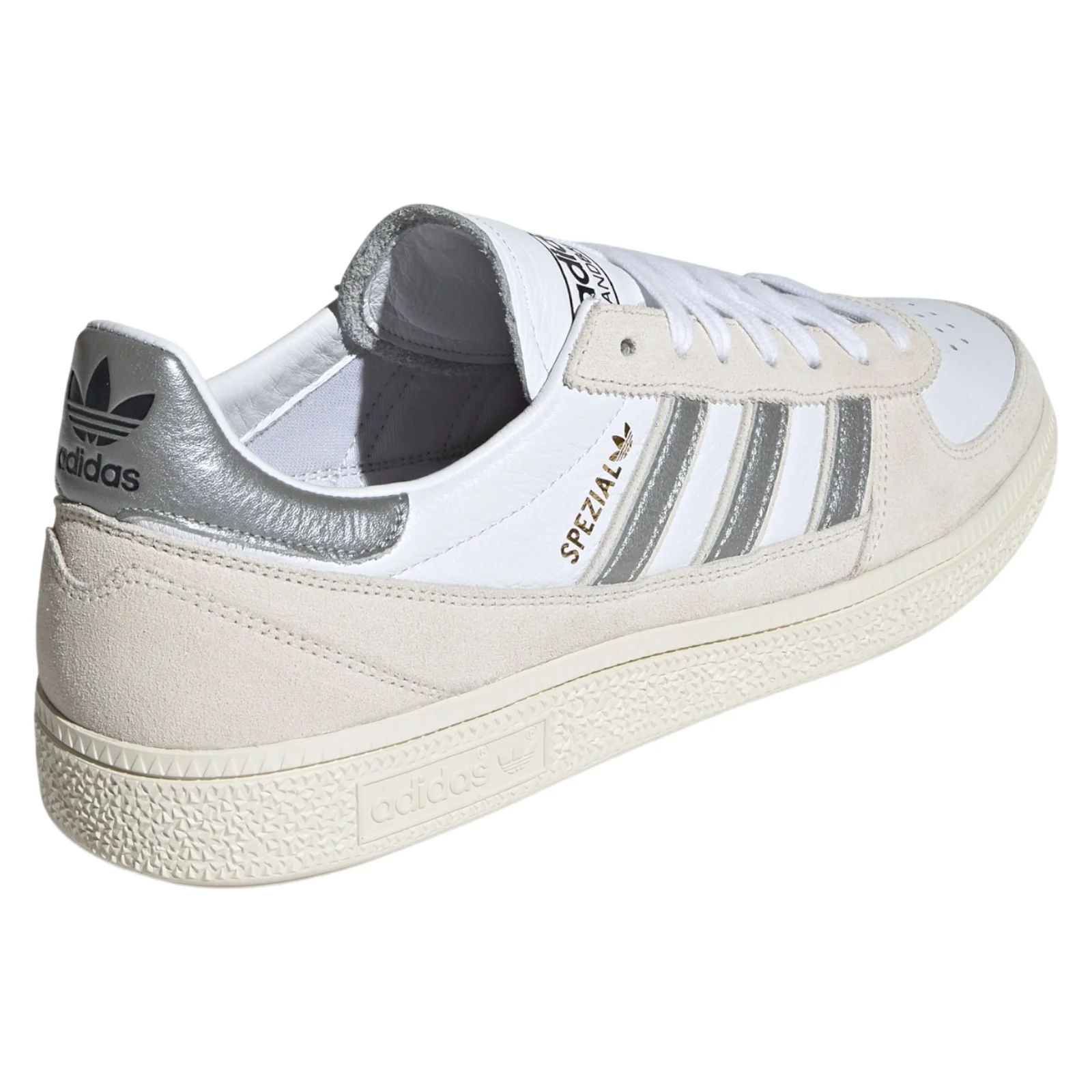 adidas Originals Handball Spezial WM Shoes - Cloud White / Silver Metallic - Image 3