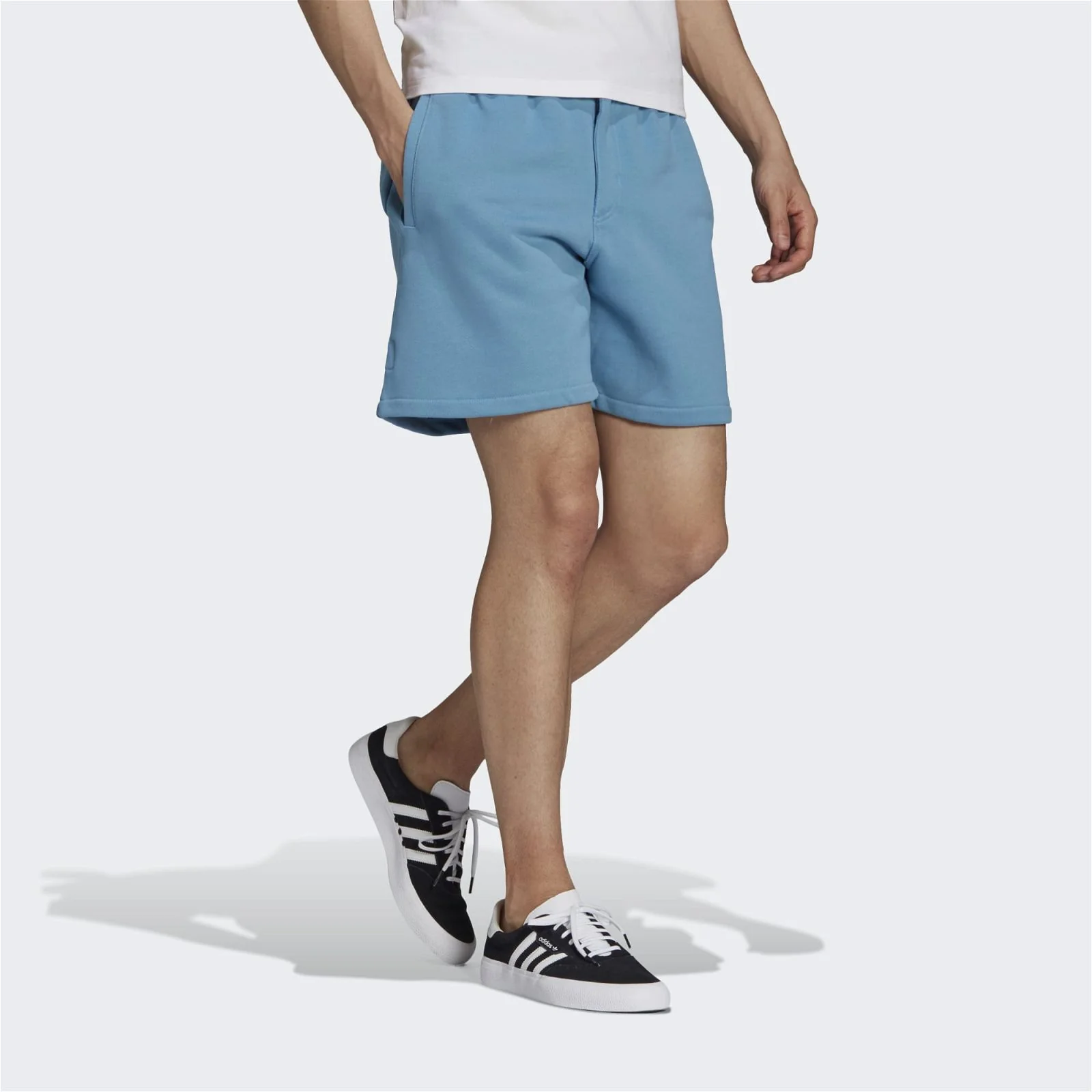 adidas Originals Heavyweight Shmoofoil Shorts - Blue - Image 2