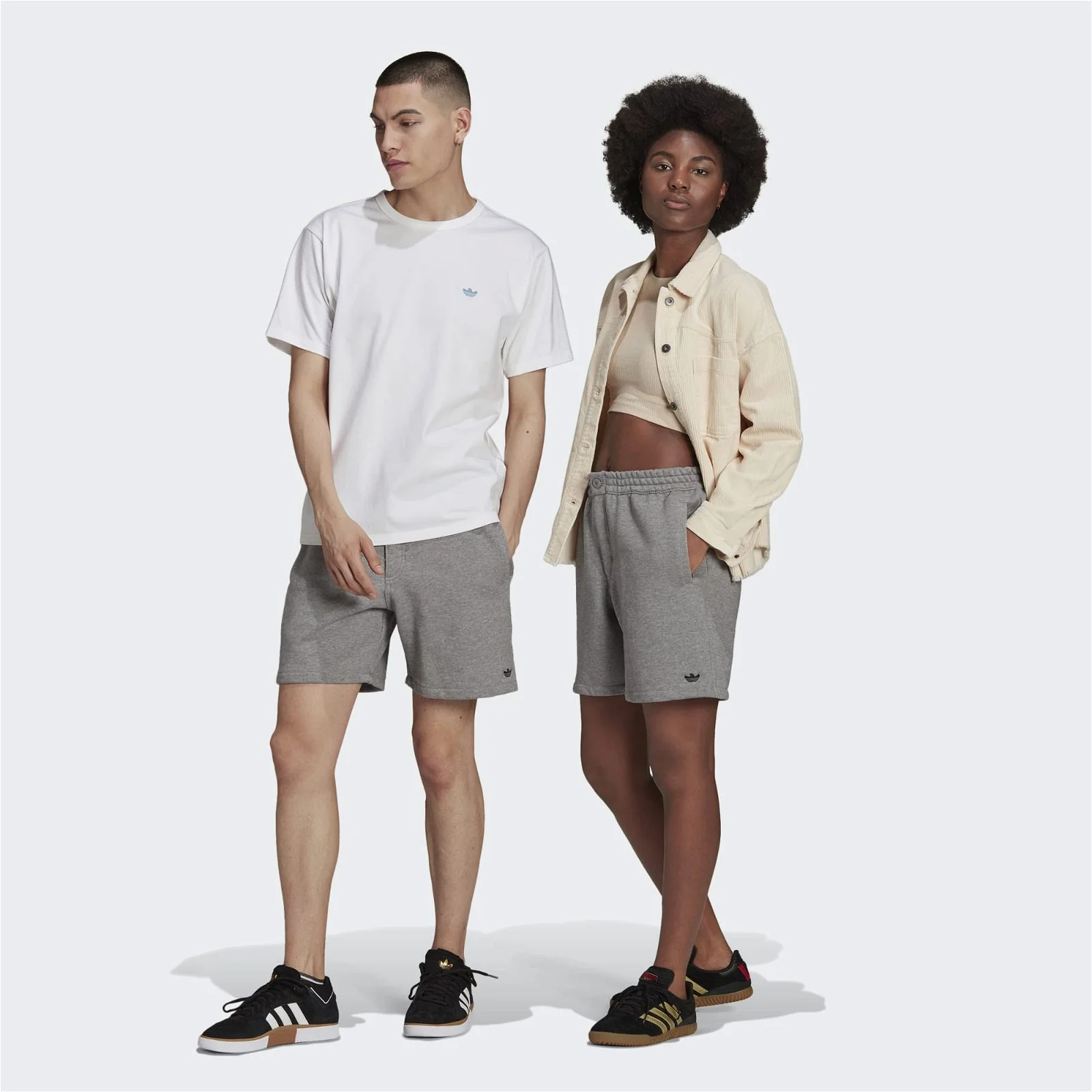 adidas Originals Heavyweight Shmoofoil Shorts - Grey - Image 2